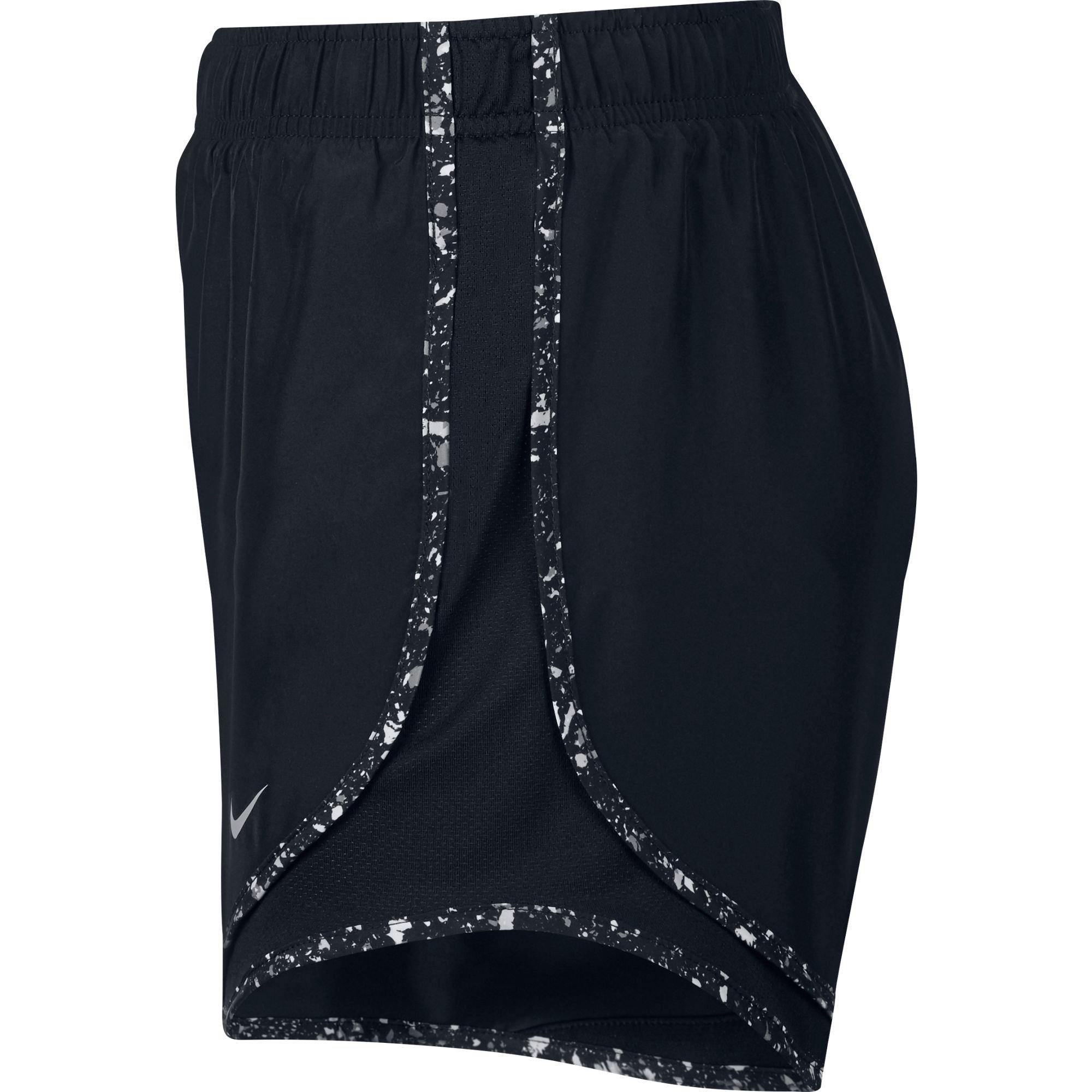 nike women's dry tempo running shorts black