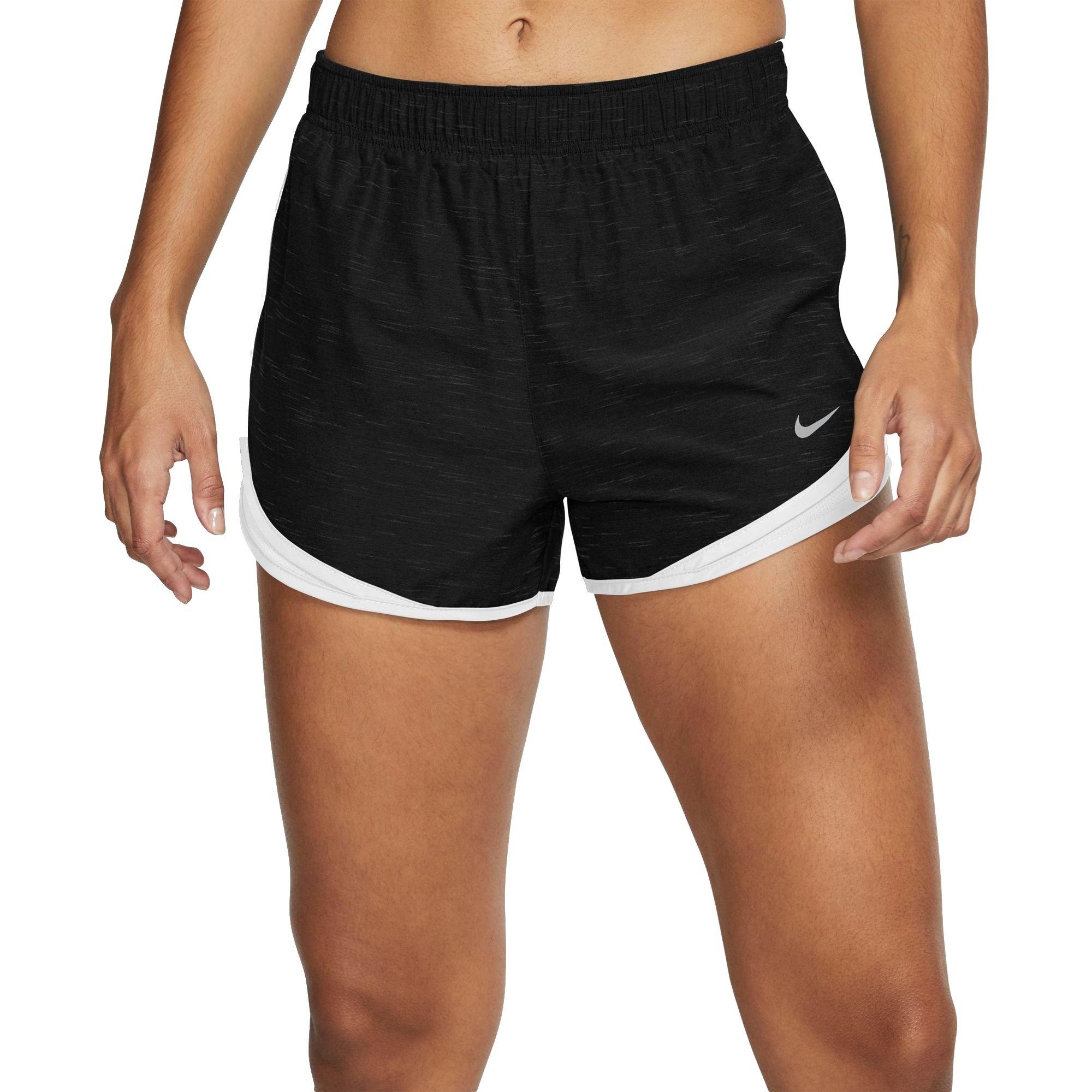 Nike Women's Tempo Running Shorts - BLACK/WHITE Thumbnail View 1