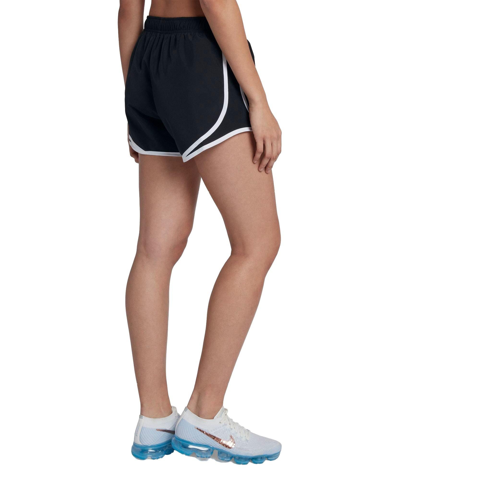 Nike Women's Tempo Running Shorts - BLACK/WHITE Thumbnail View 3