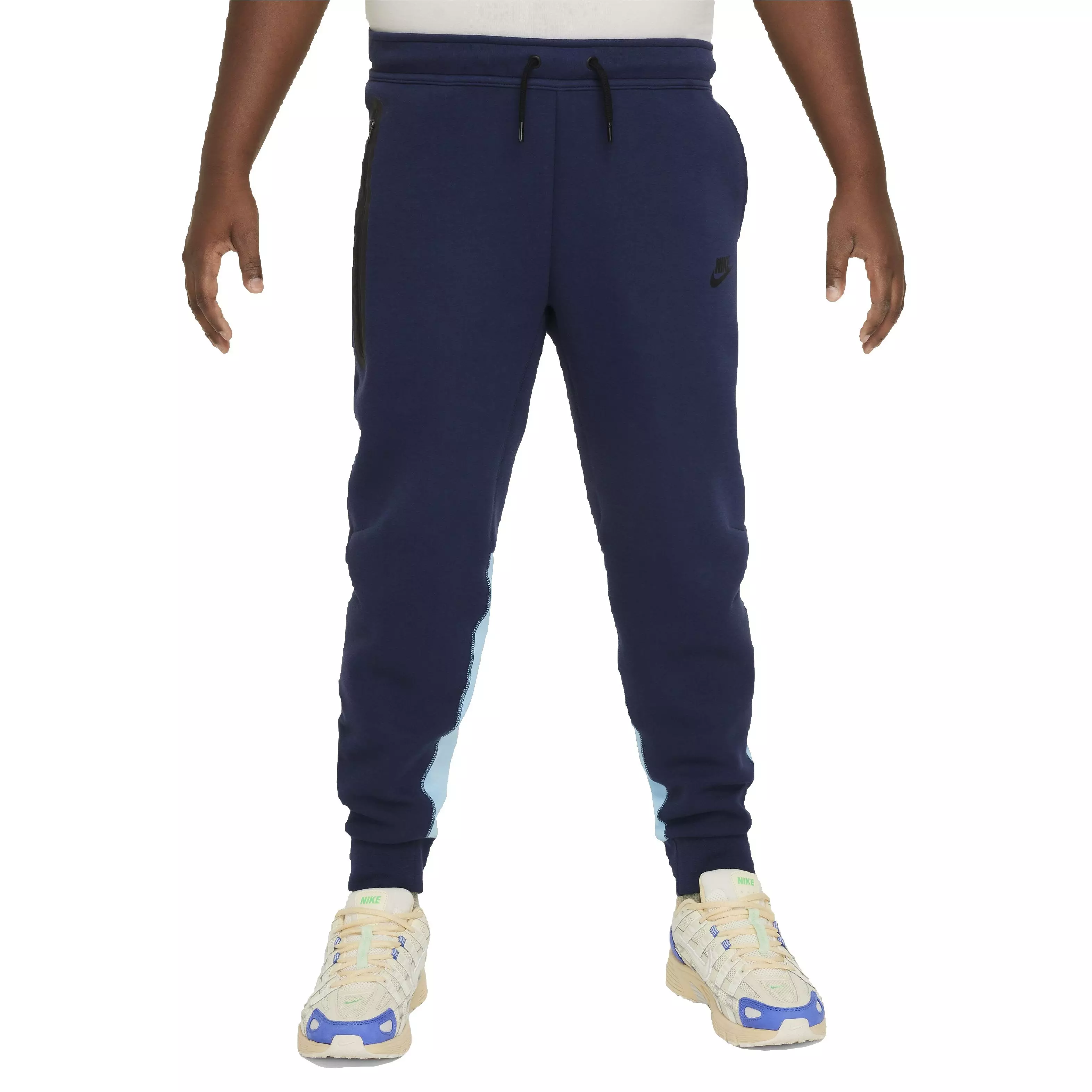 Nike Big Boys' Sportswear Tech Fleece Pants - Navy - NAVY