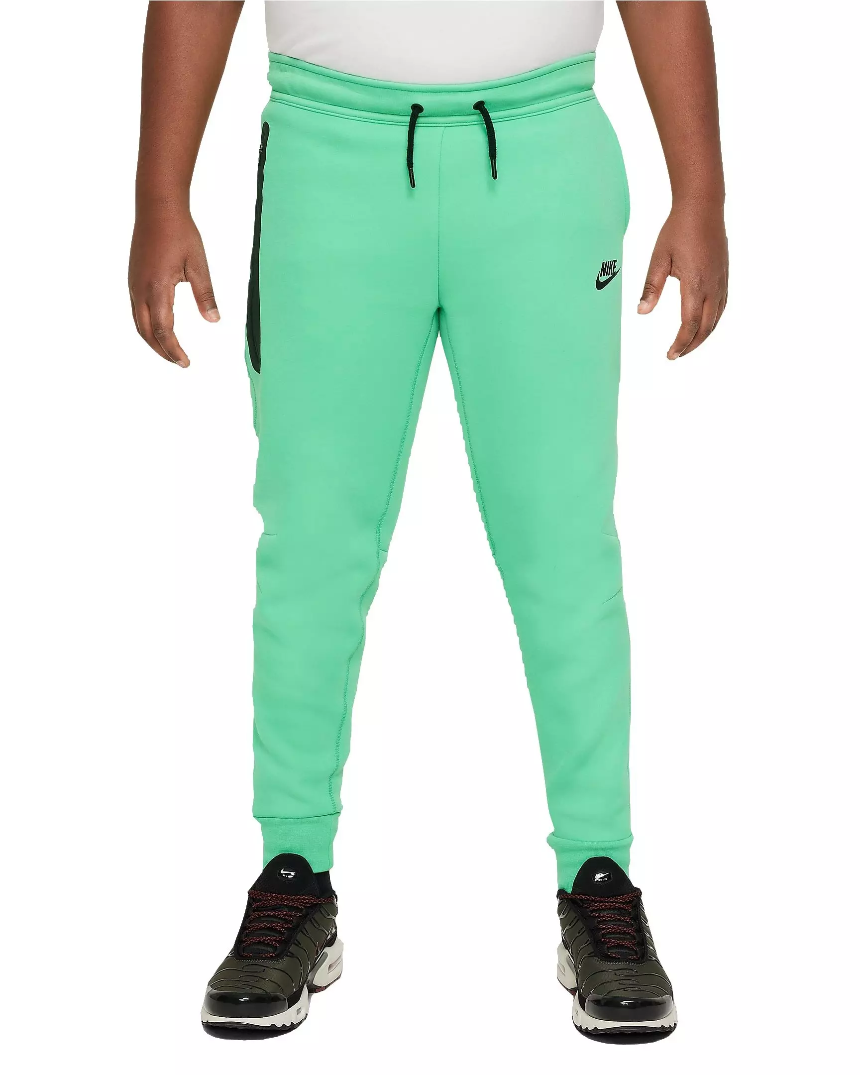 Nike Big Boys' Sportswear Tech Fleece Pants - Green - GREEN