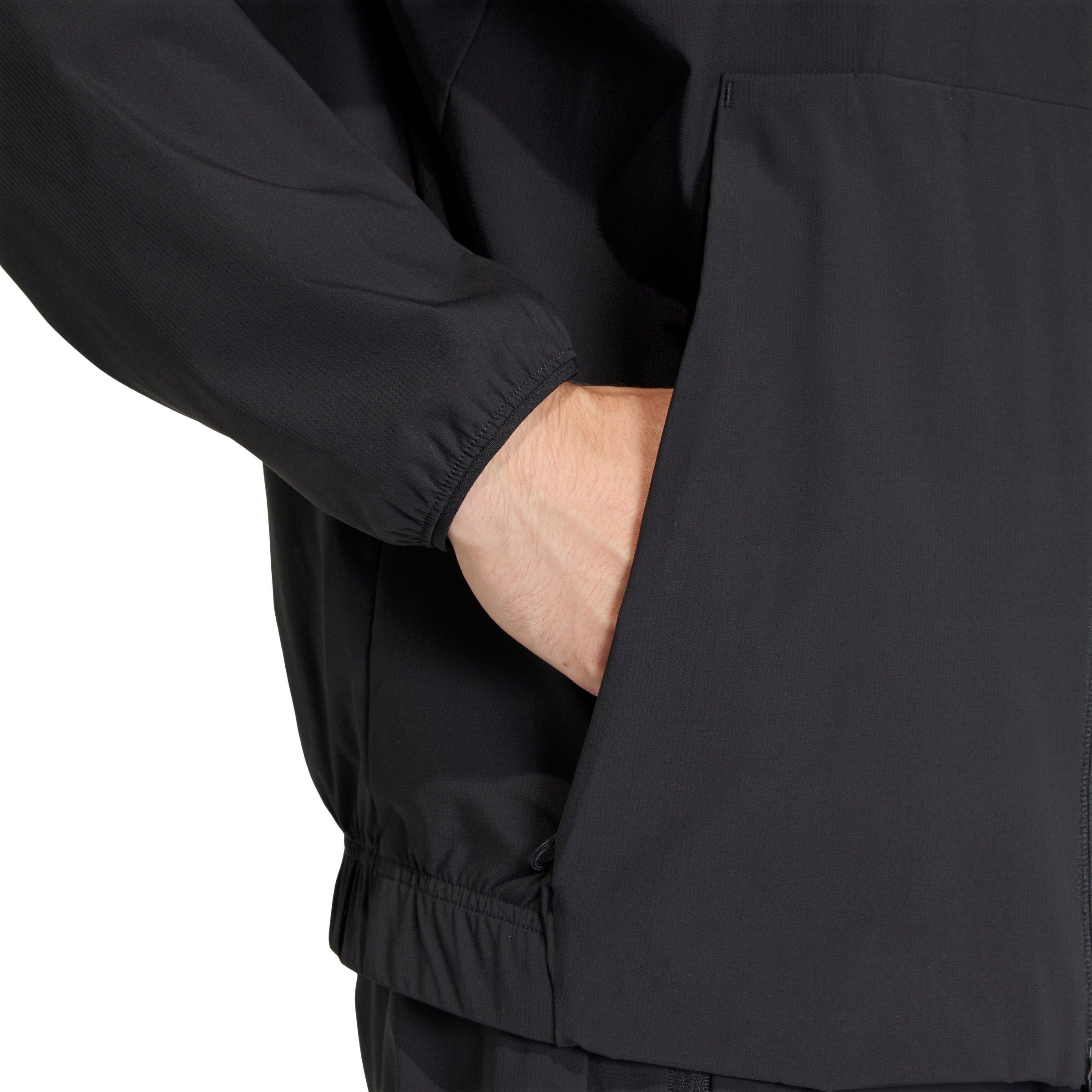 adidas Men's Z.N.E. Woven Track Top - Black - BLACK Thumbnail View 3