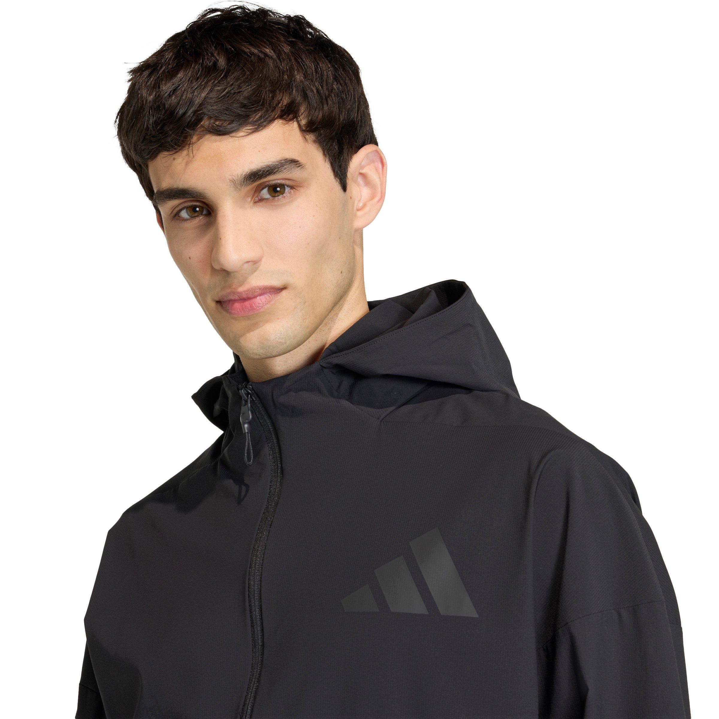 adidas Men's Z.N.E. Woven Track Top - Black - BLACK Thumbnail View 4