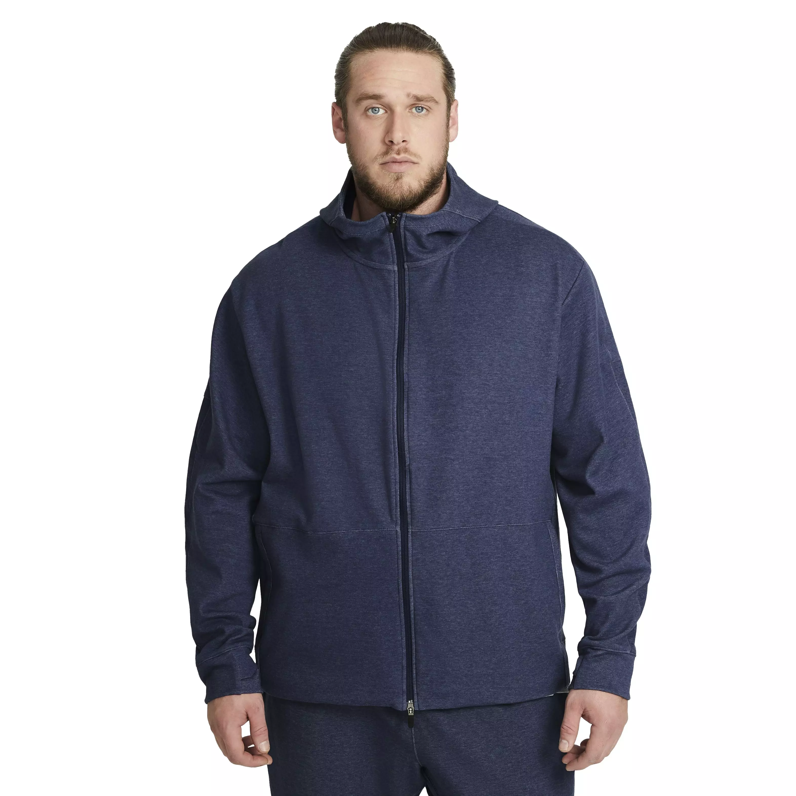 Nike Men's Yoga Full-Zip Hoodie - NAVY