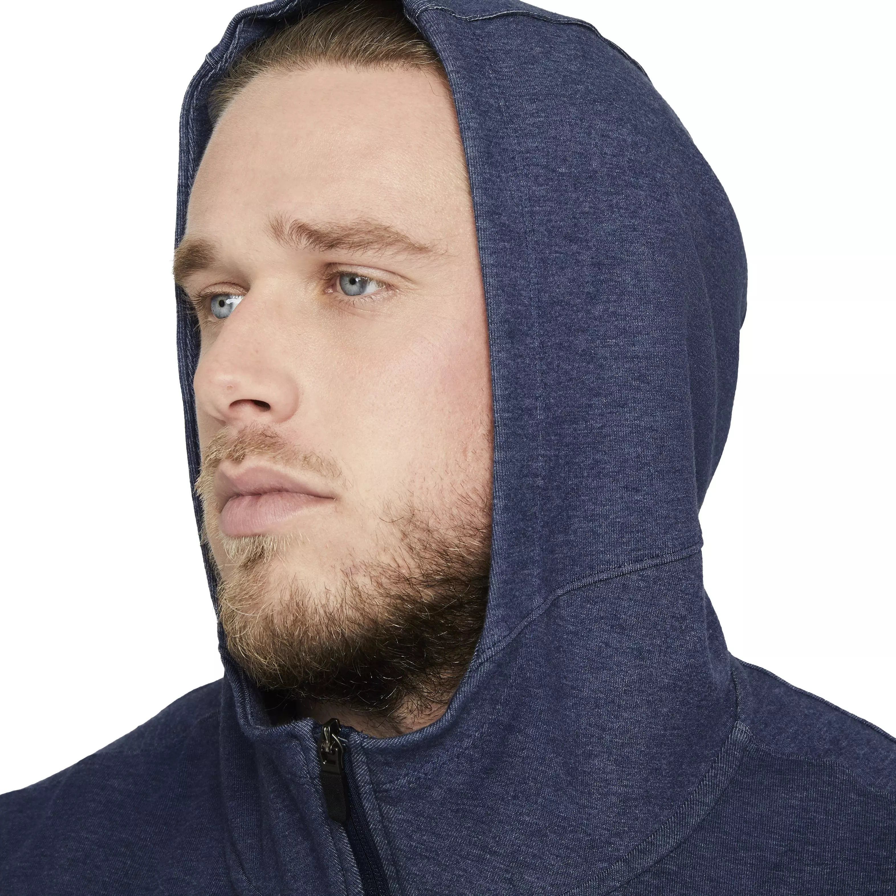Nike Men's Yoga Full-Zip Hoodie - NAVY