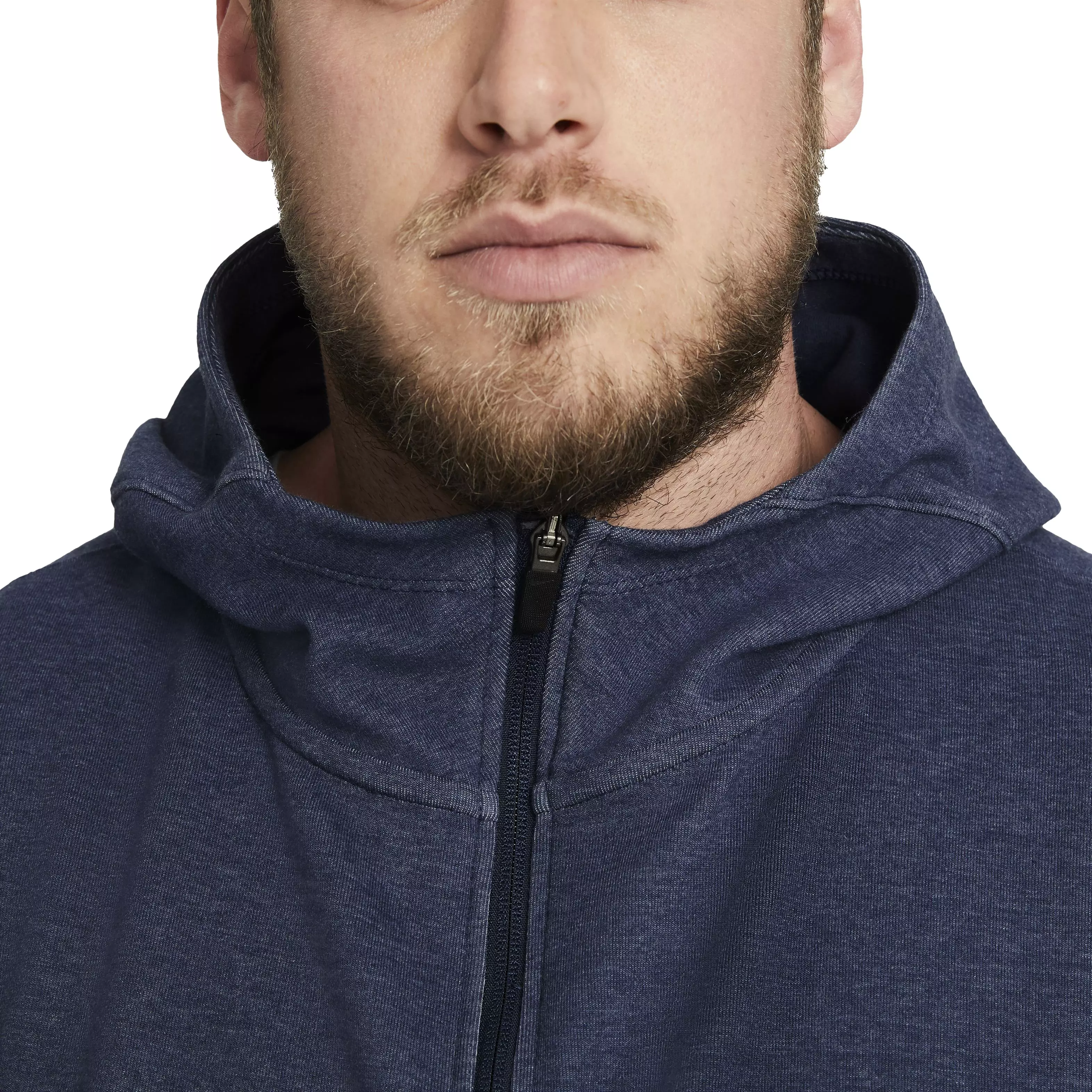 Nike Men's Yoga Full-Zip Hoodie - NAVY
