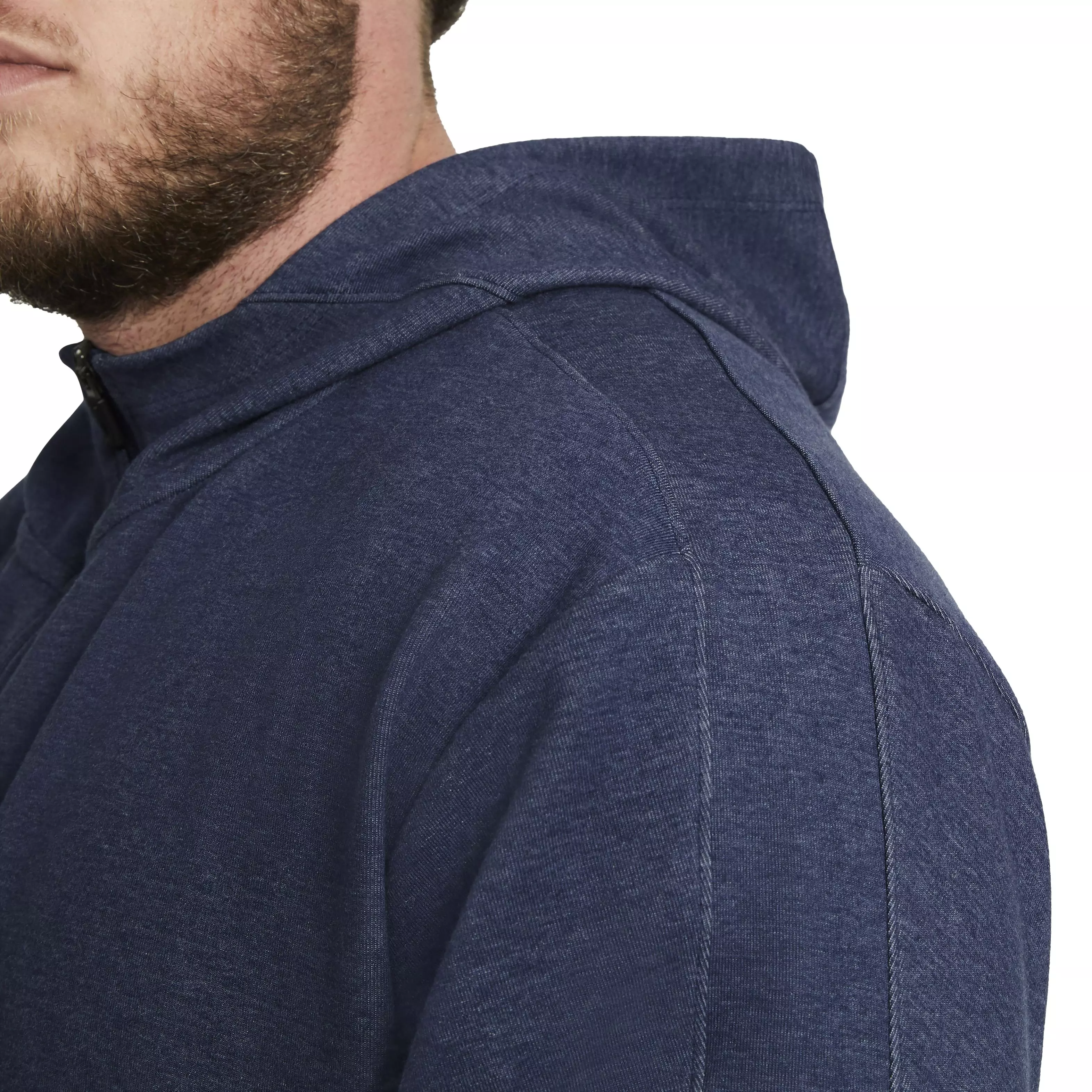 Nike Men's Yoga Full-Zip Hoodie - NAVY