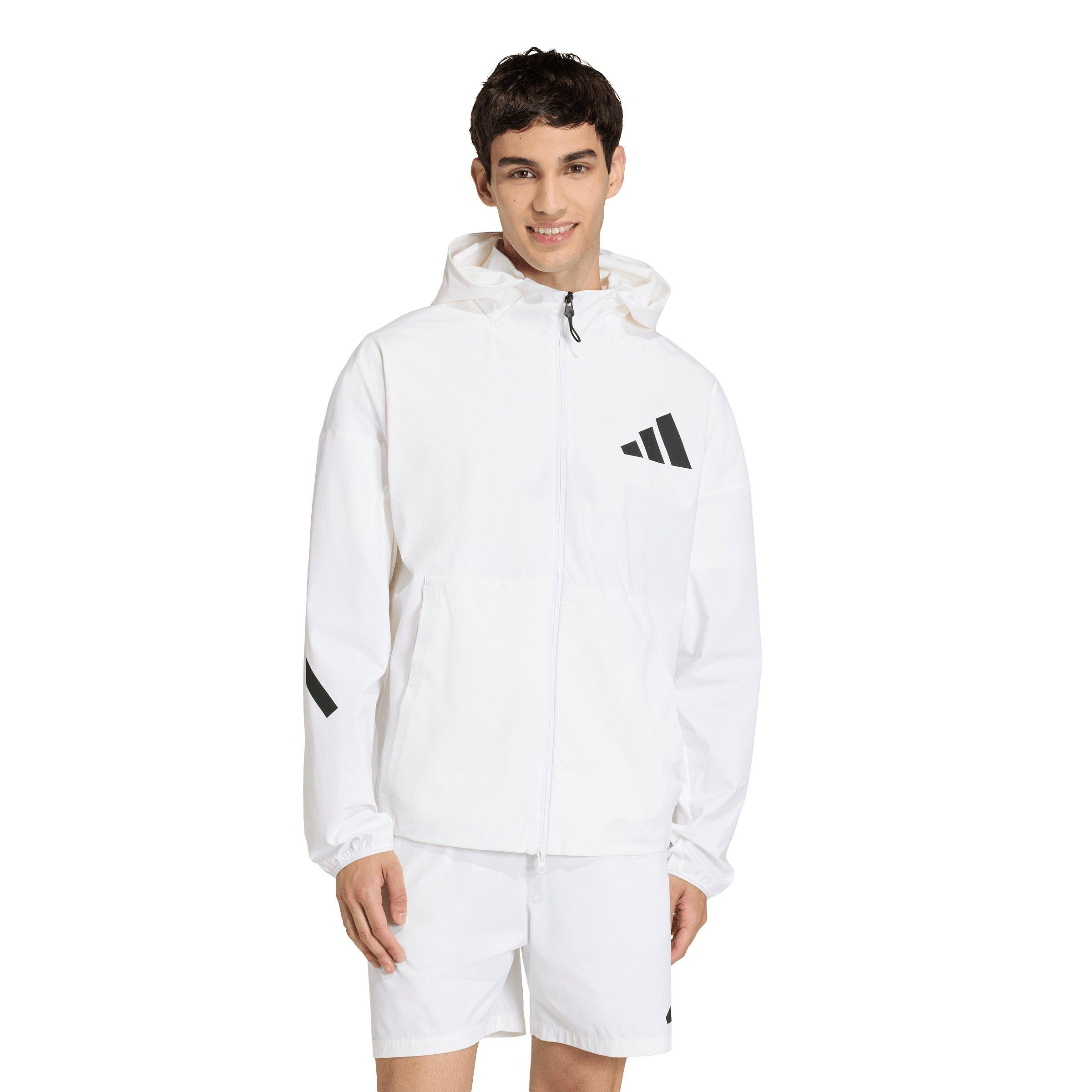 adidas Men's Z.N.E. Woven Track Top -  White - WHITE Thumbnail View 1