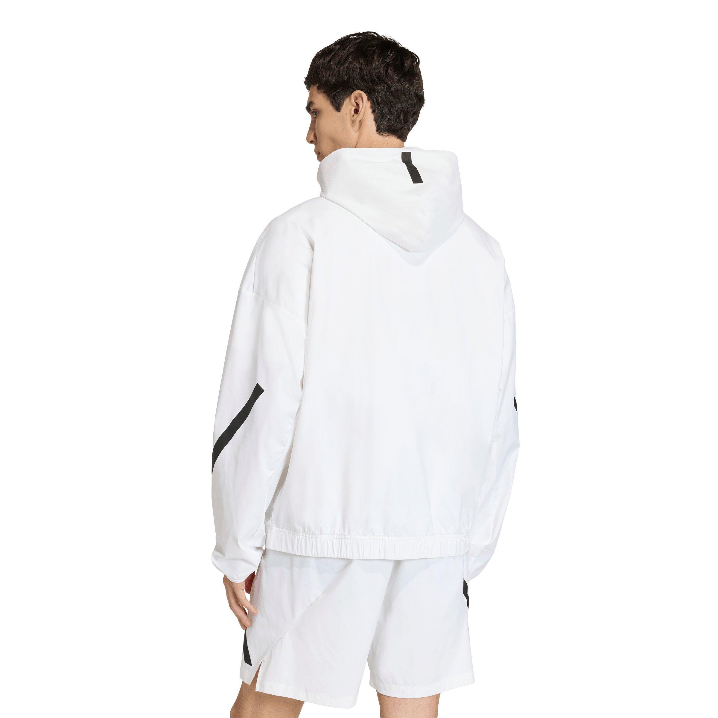 adidas Men's Z.N.E. Woven Track Top -  White - WHITE Thumbnail View 2