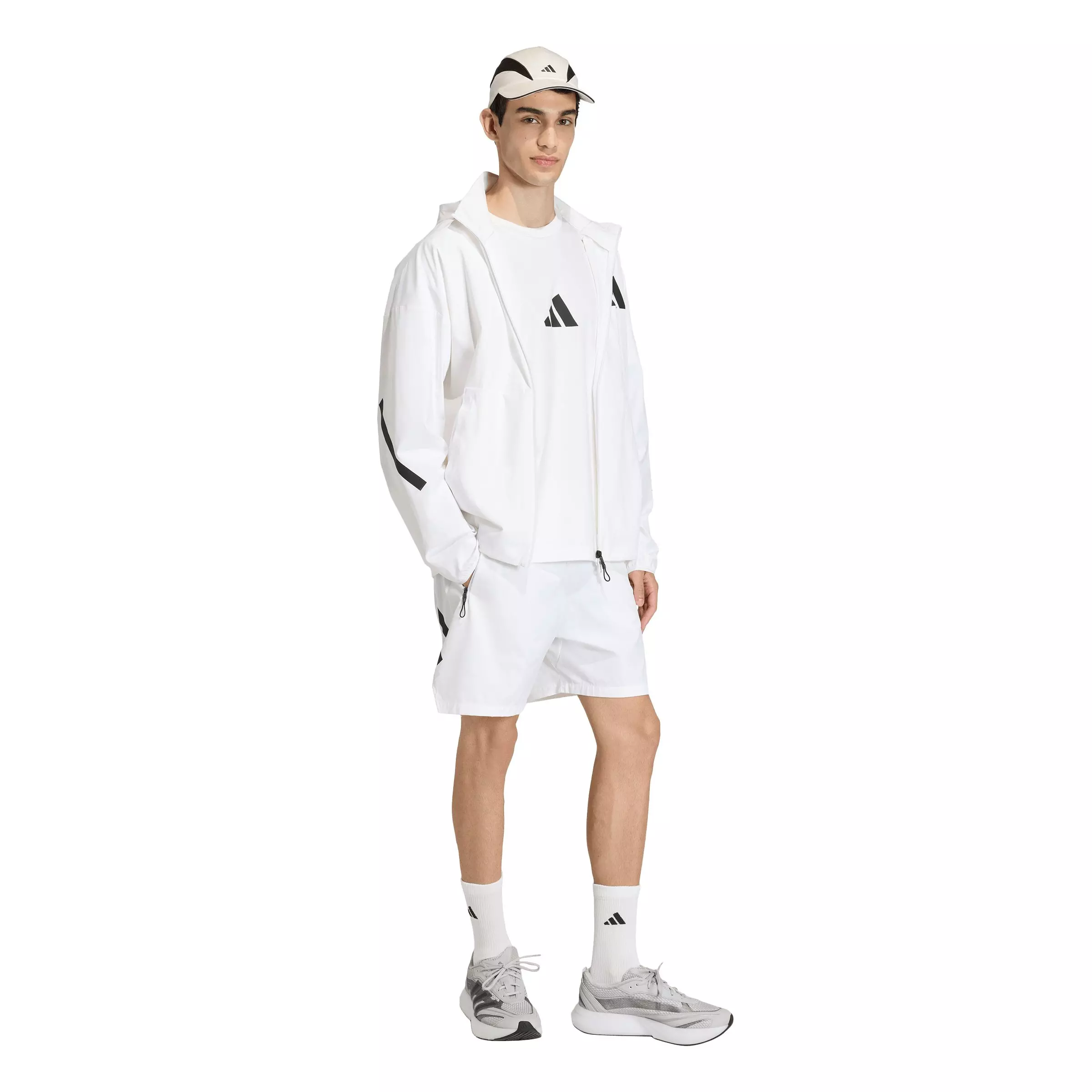 adidas Men's Z.N.E. Woven Track Top -  White - WHITE