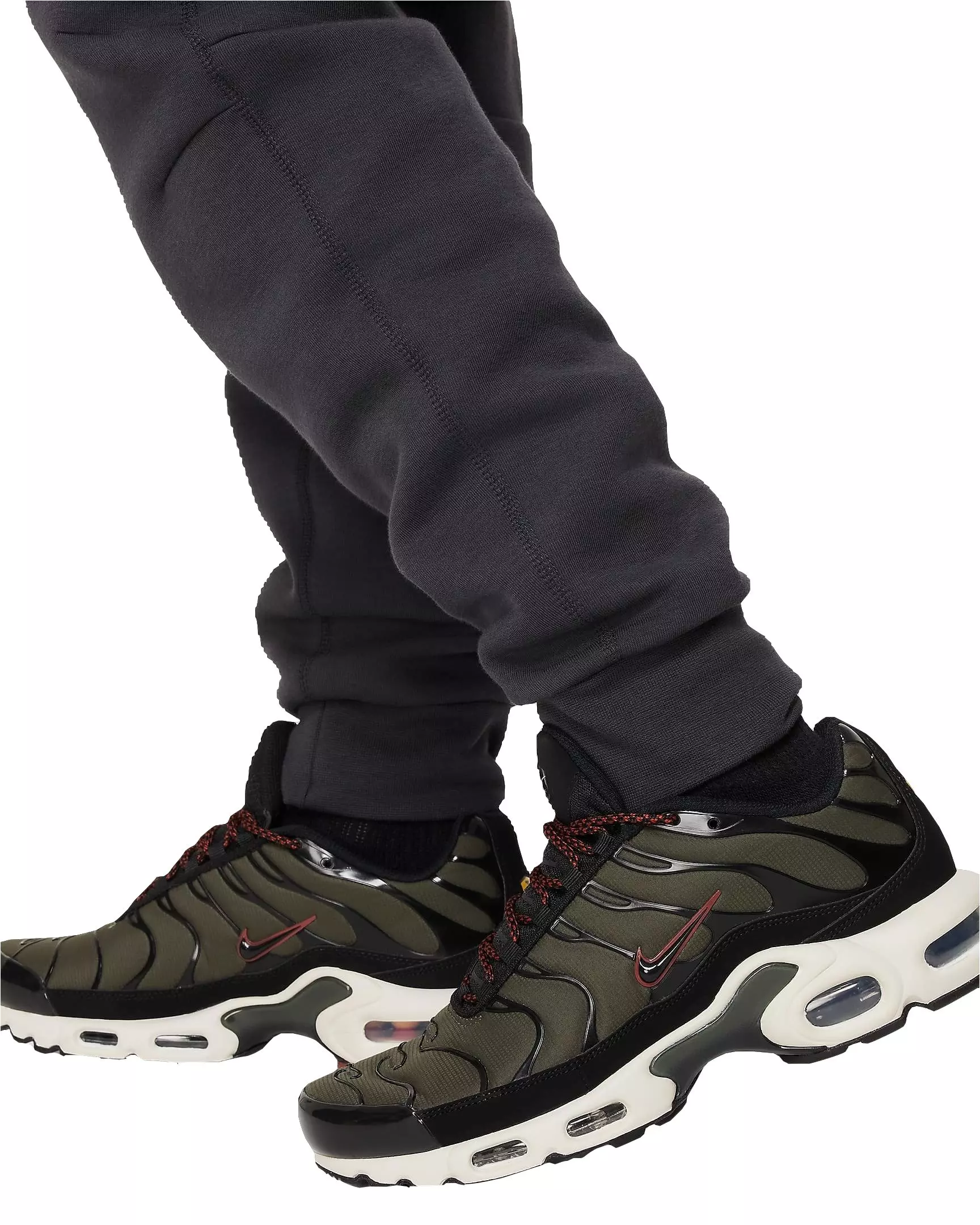 Nike Big Boys' Sportswear Tech Fleece Pants - Dark Grey - DARK GREY