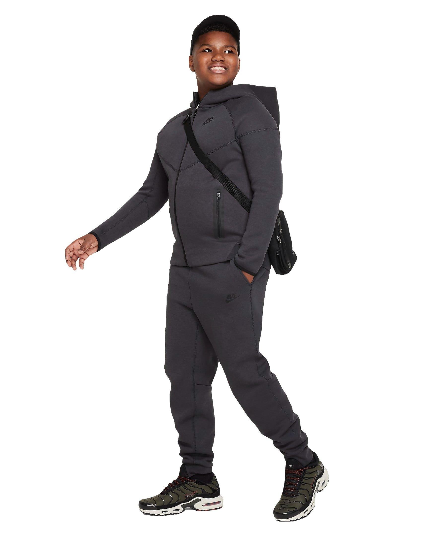 Nike Sportswear Tech Fleece Big Boys' Dark Grey Pants