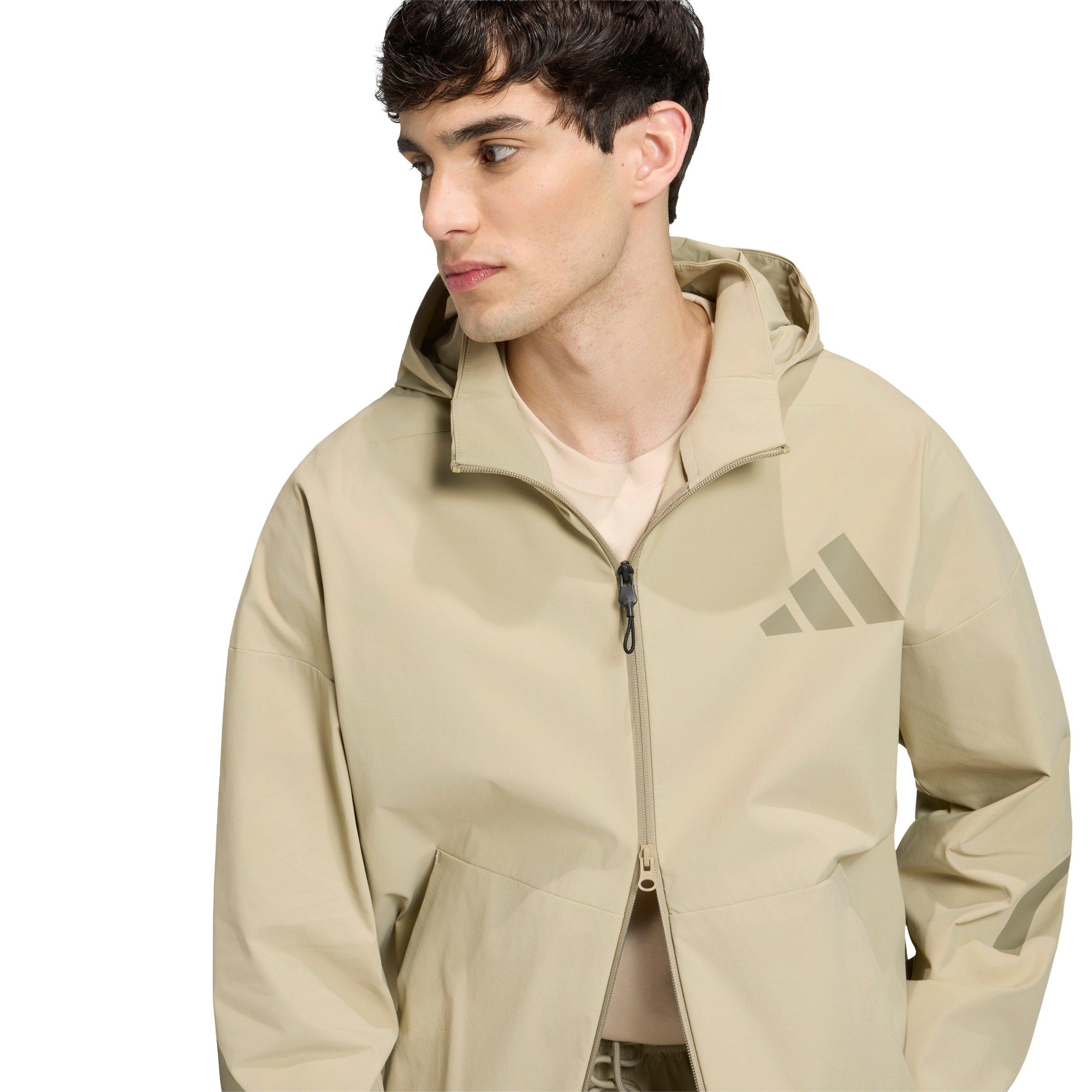 adidas Men's Z.N.E. Woven Track Top -Khaki - KHAKI Thumbnail View 3