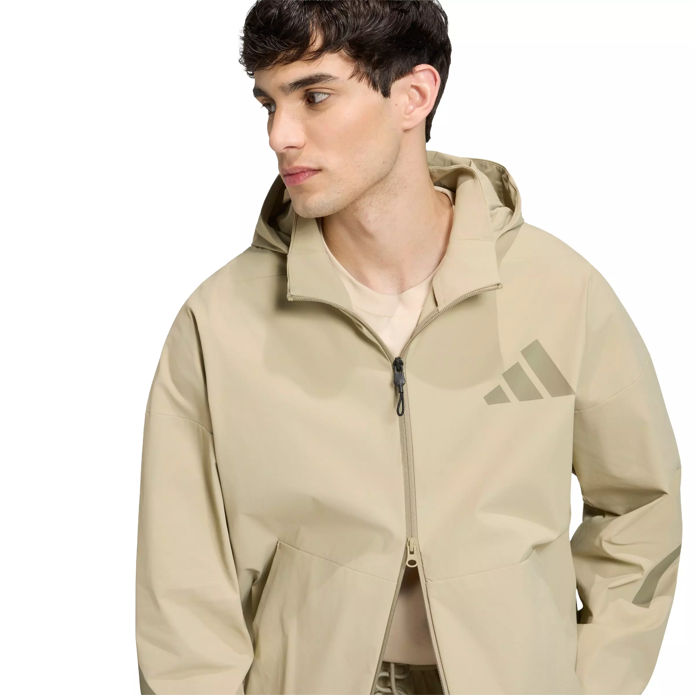adidas Men's Z.N.E. Woven Track Top -Khaki - KHAKI