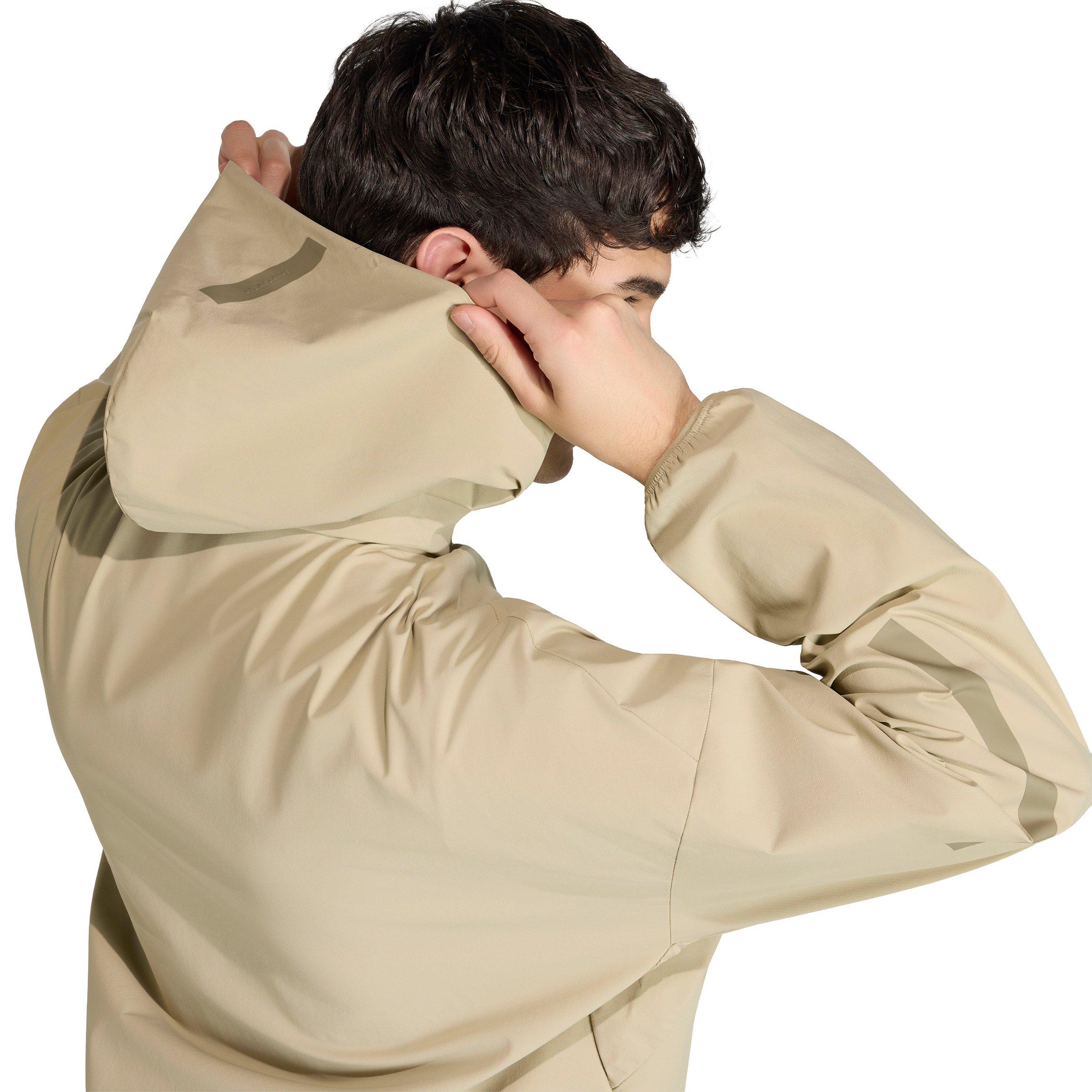 adidas Men's Z.N.E. Woven Track Top - Khaki - KHAKI Thumbnail View 4