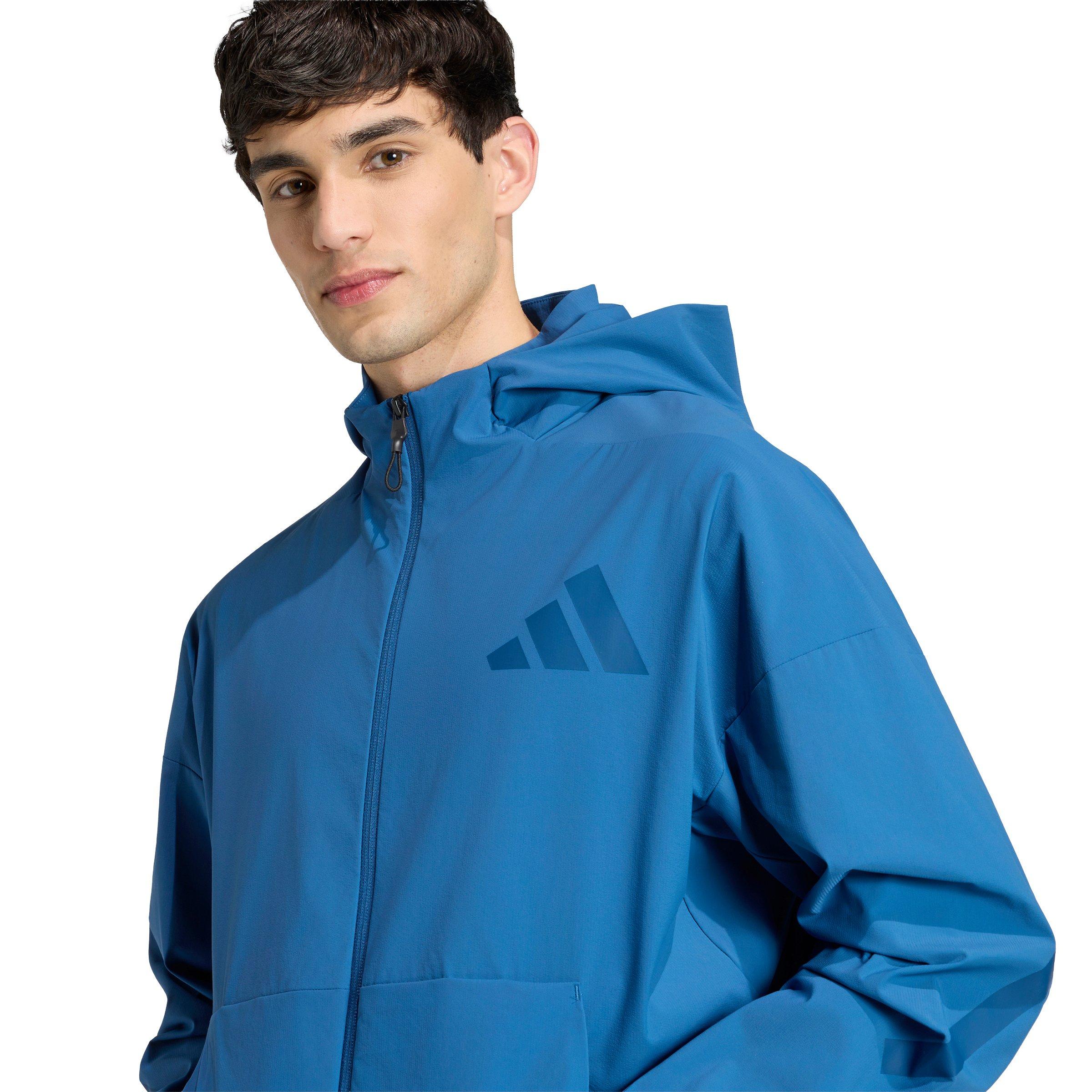 adidas Men's Z.N.E. Woven Track Top -Blue - BLUE Thumbnail View 3