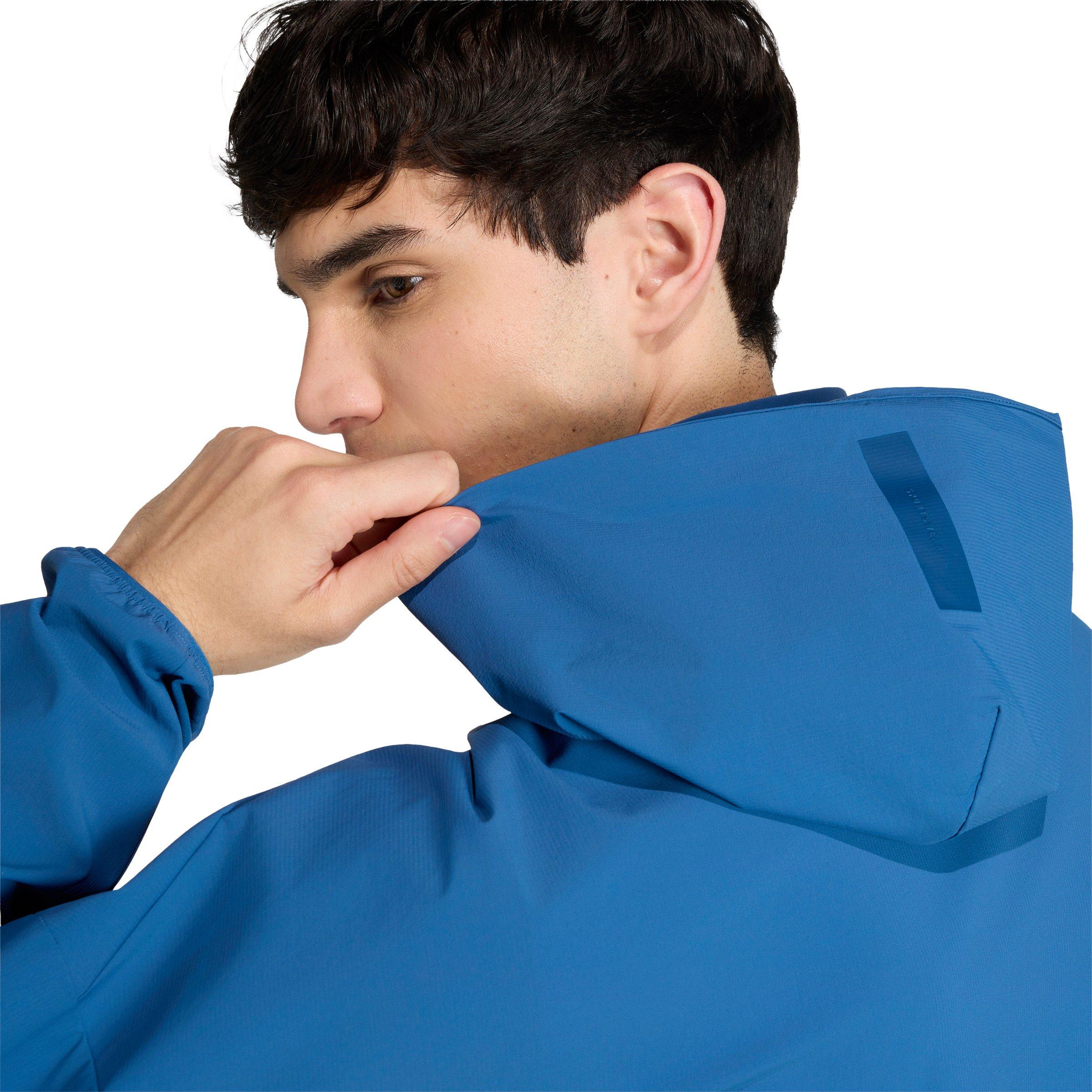 adidas Men's Z.N.E. Woven Track Top -Blue - BLUE Thumbnail View 4