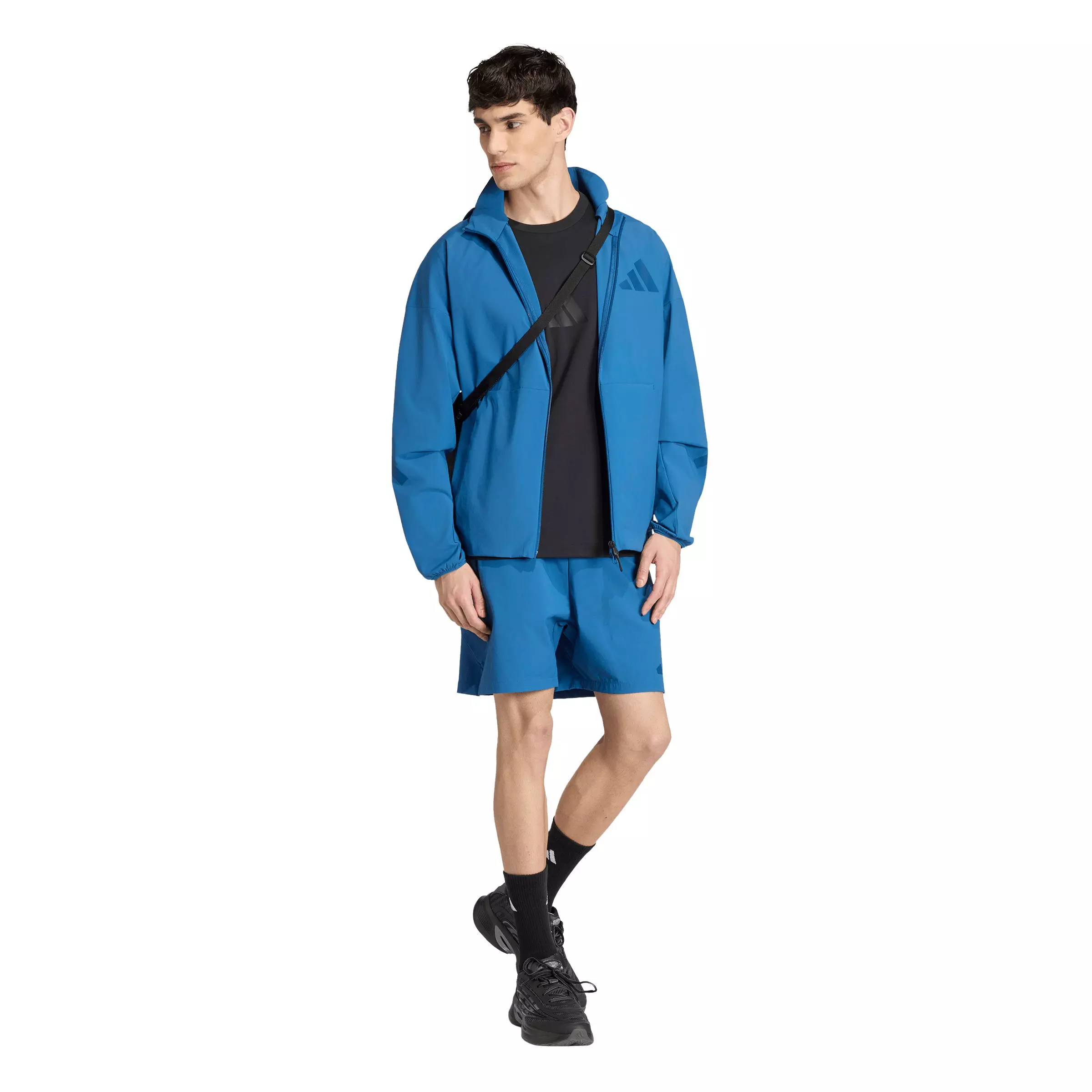 adidas Men's Z.N.E. Woven Track Top -Blue - BLUE