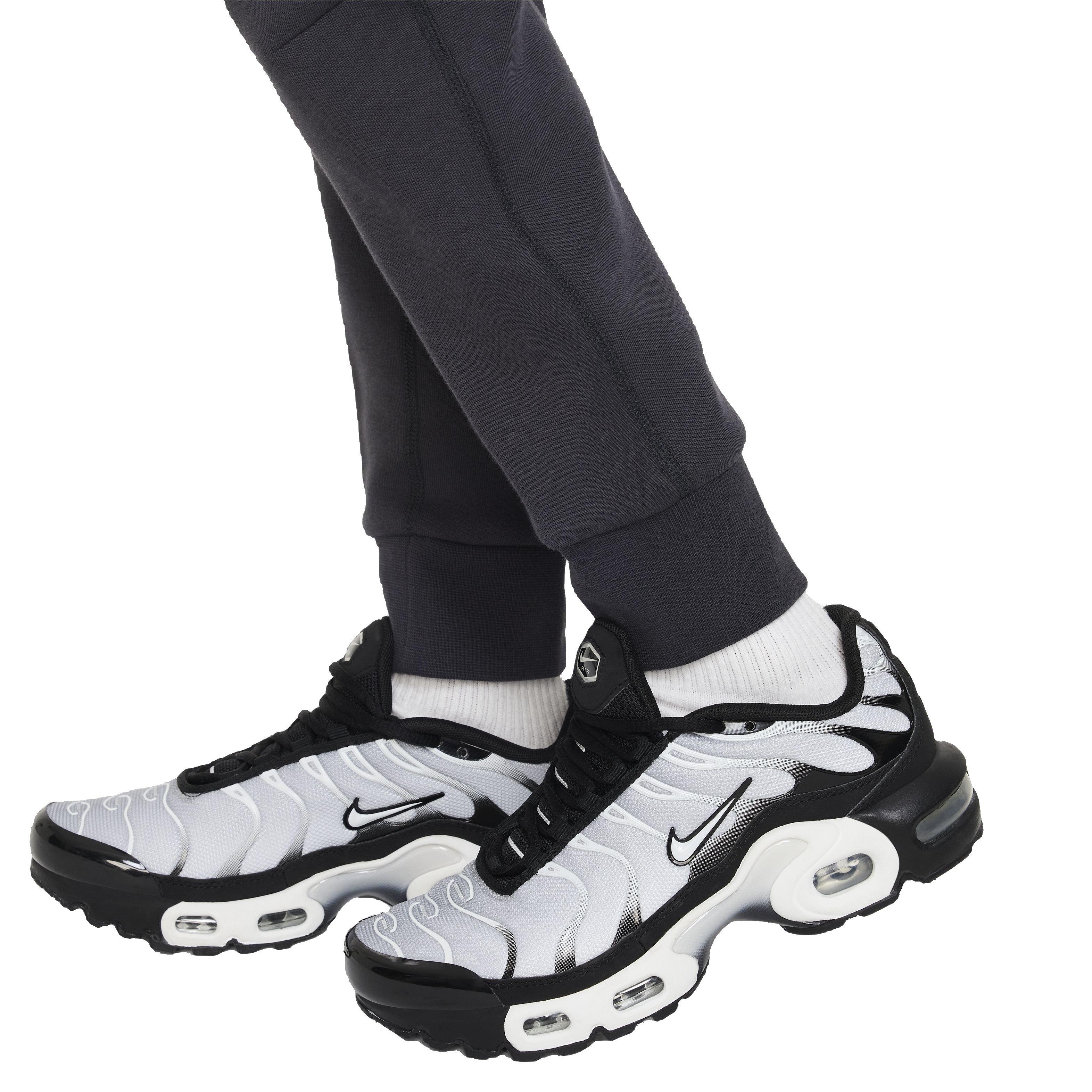 Nike Big Boys' Sportswear Tech Fleece Pant - Dark Grey - DARK GREY Thumbnail View 5