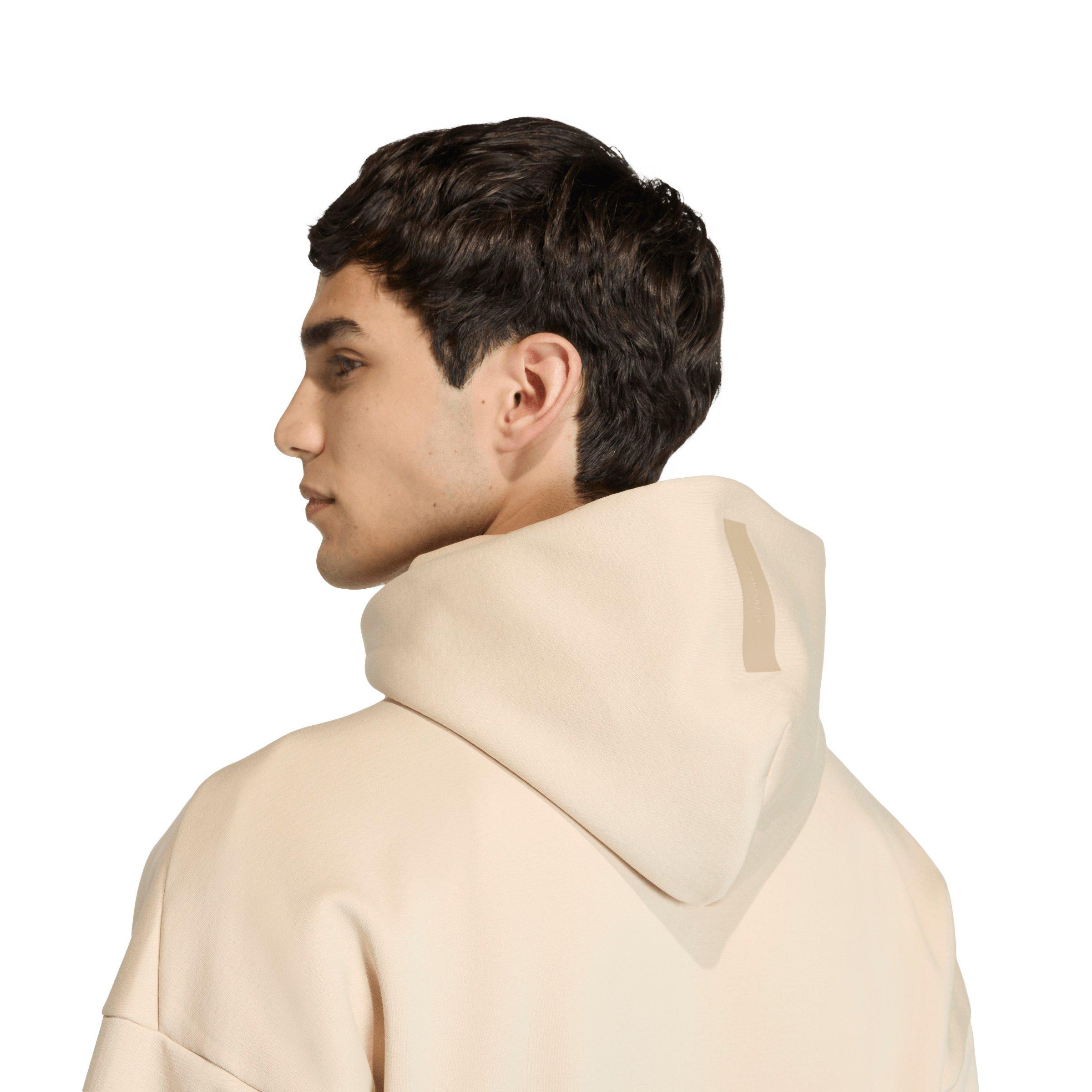 adidas Men's Z.N.E. Full-Zip Hooded Track Jacket -Cream - CREAM Thumbnail View 4