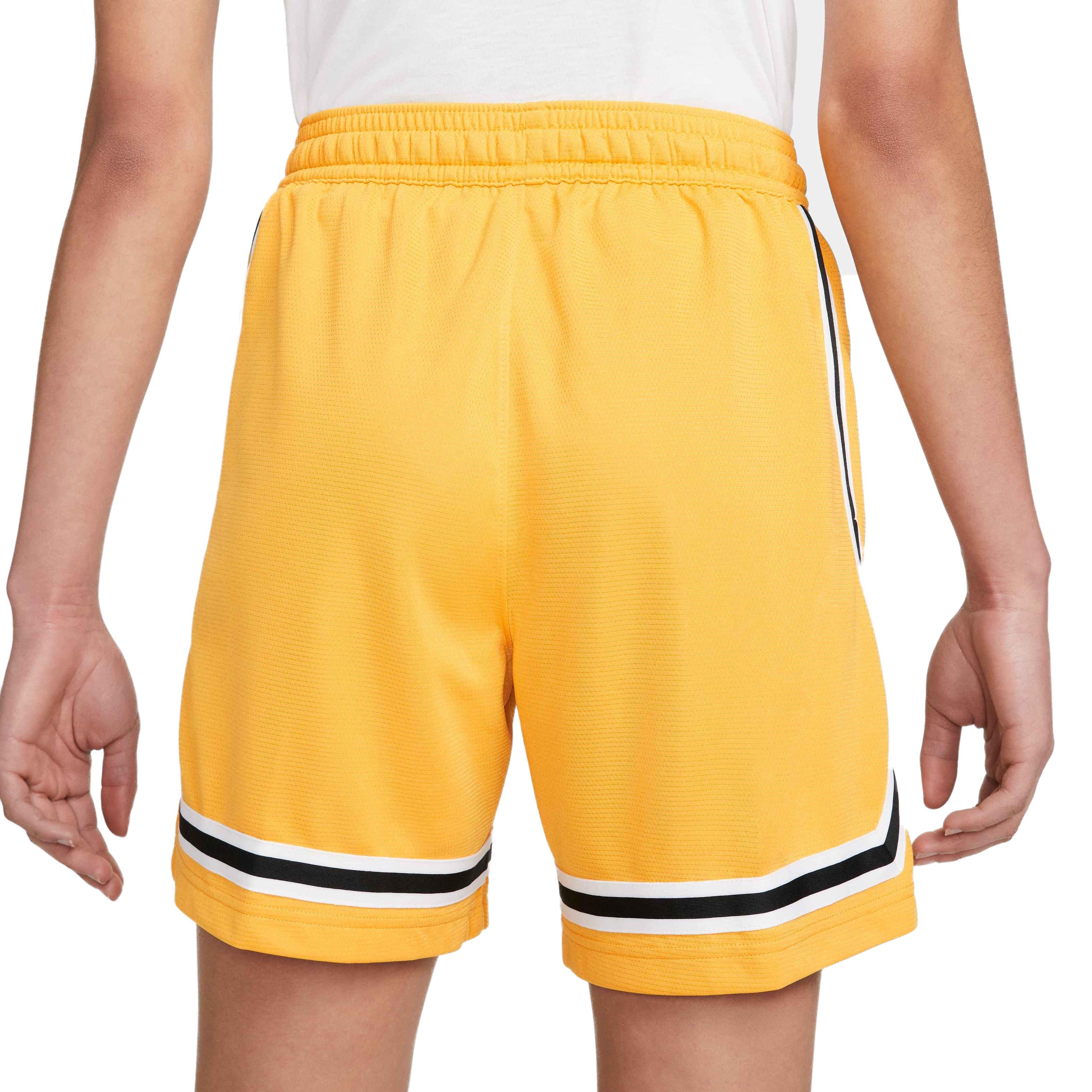 Nike Women's Fly Crossover Basketball Shorts - YELLOW Thumbnail View 2