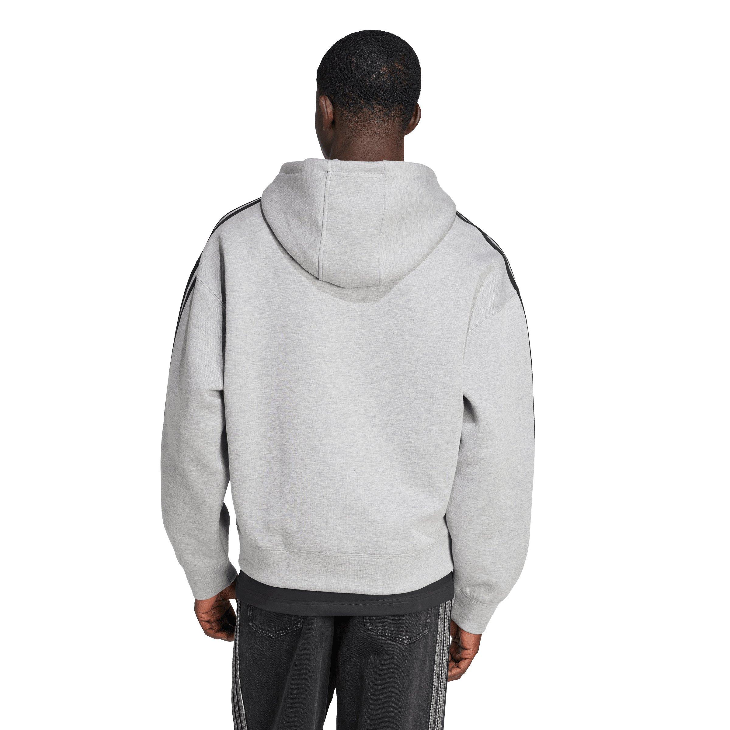 adidas Originals Men's Adicolor Spacer Oversized Hoodie - Grey - GREY Thumbnail View 2