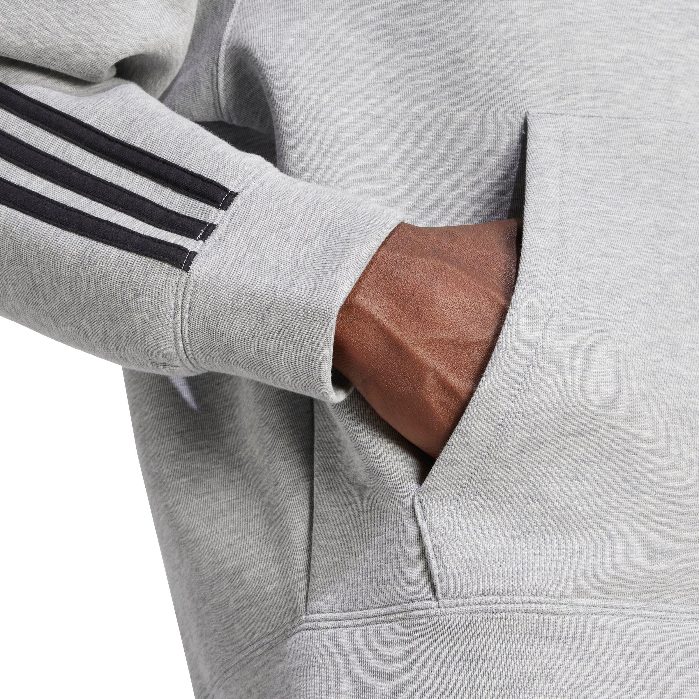 adidas Originals Men's Adicolor Spacer Oversized Hoodie - Grey - GREY Thumbnail View 4