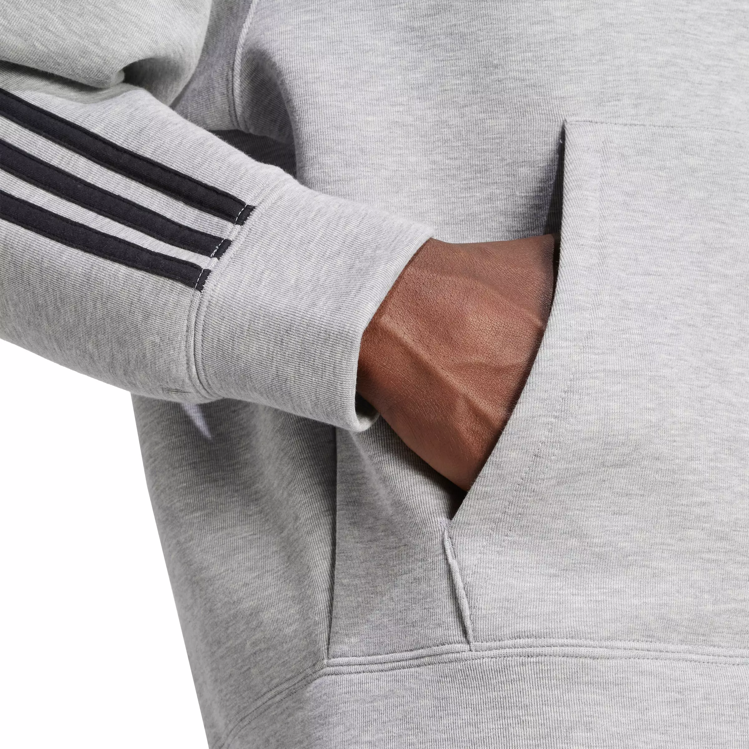 adidas Originals Men's Adicolor Spacer Oversized Hoodie - Grey - GREY