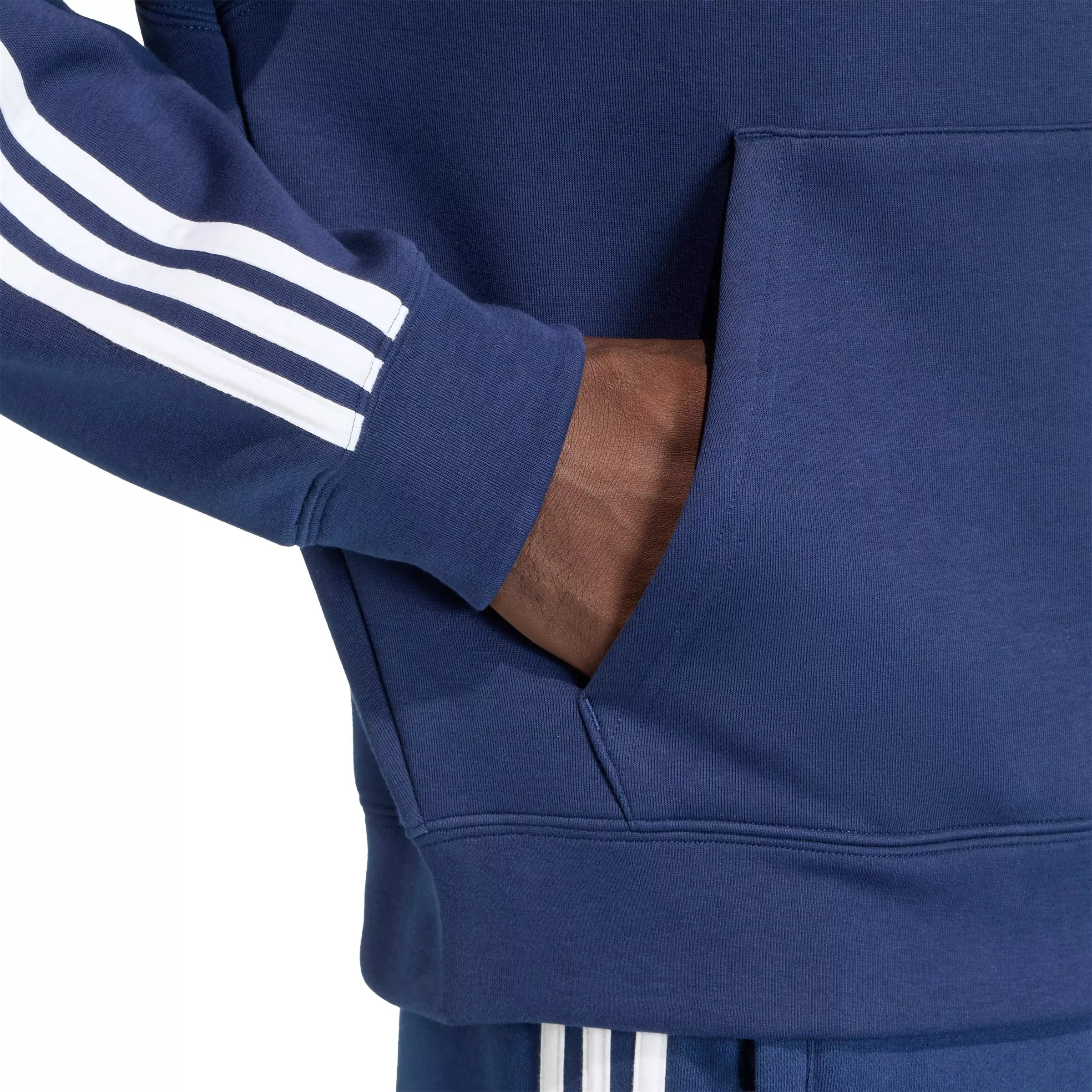 adidas Originals Men's Adicolor Spacer Oversized Hoodie - Indigo - INDIGO