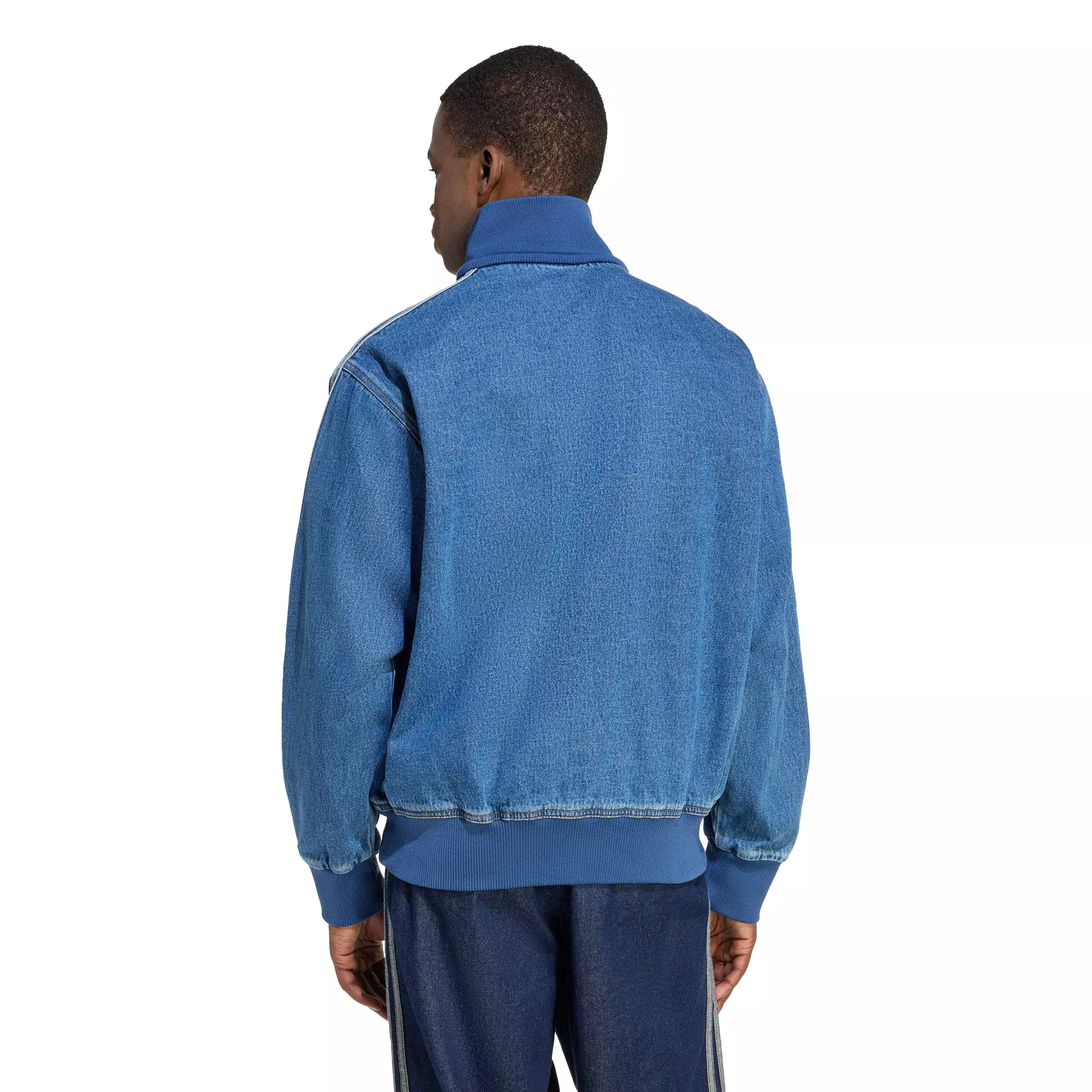 adidas Originals Men's Adicolor Denim Firebird Track Top - DENIM