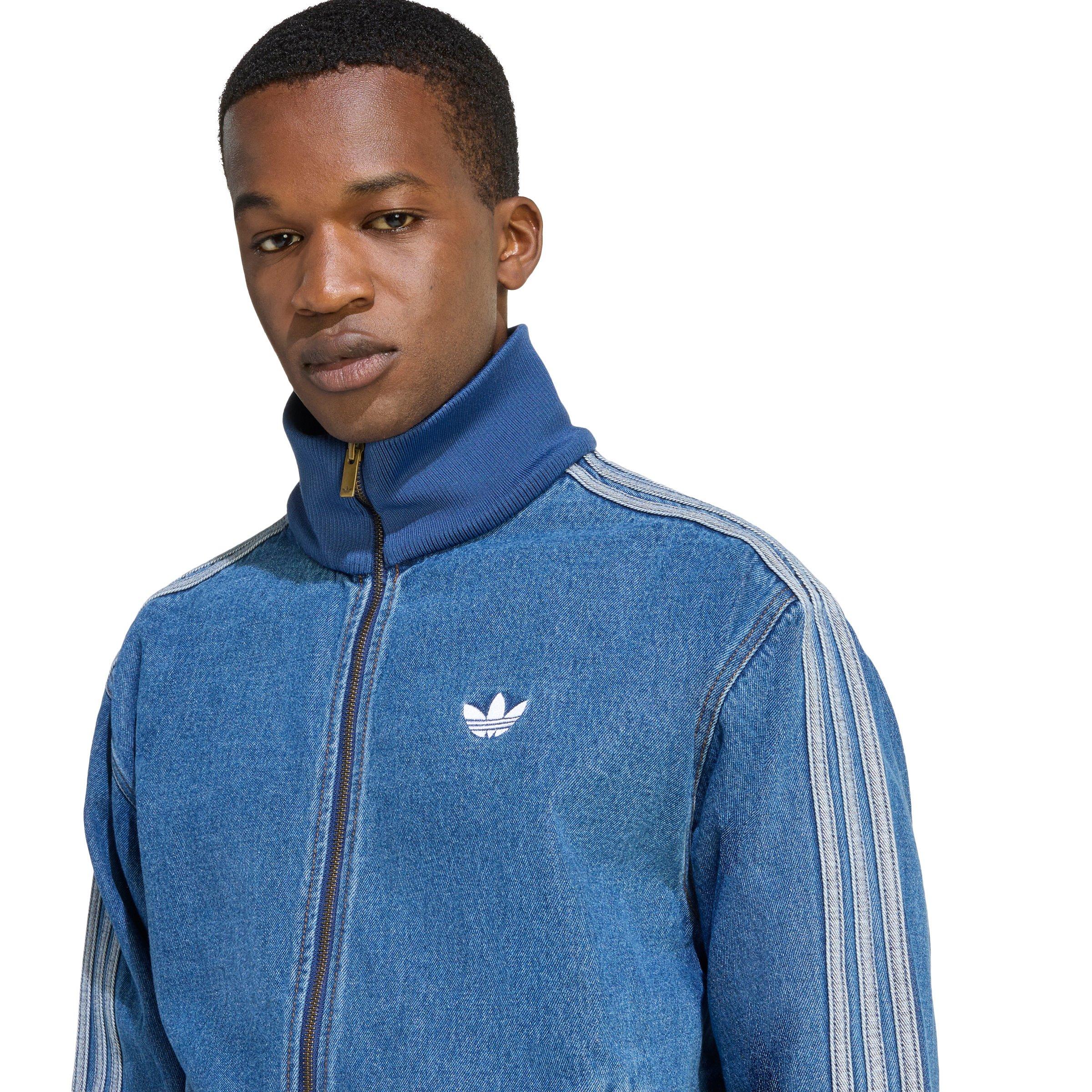 adidas Originals Men's Adicolor Denim Firebird Track Top - DENIM Thumbnail View 3