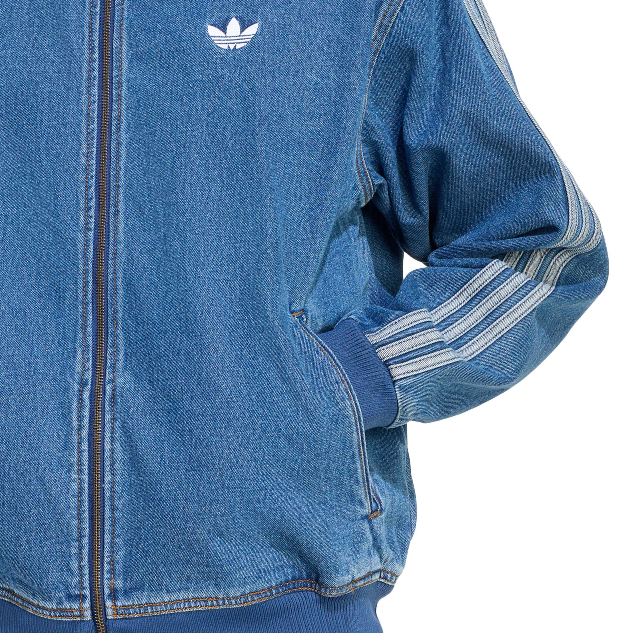 adidas Originals Men's Adicolor Denim Firebird Track Top - DENIM Thumbnail View 4