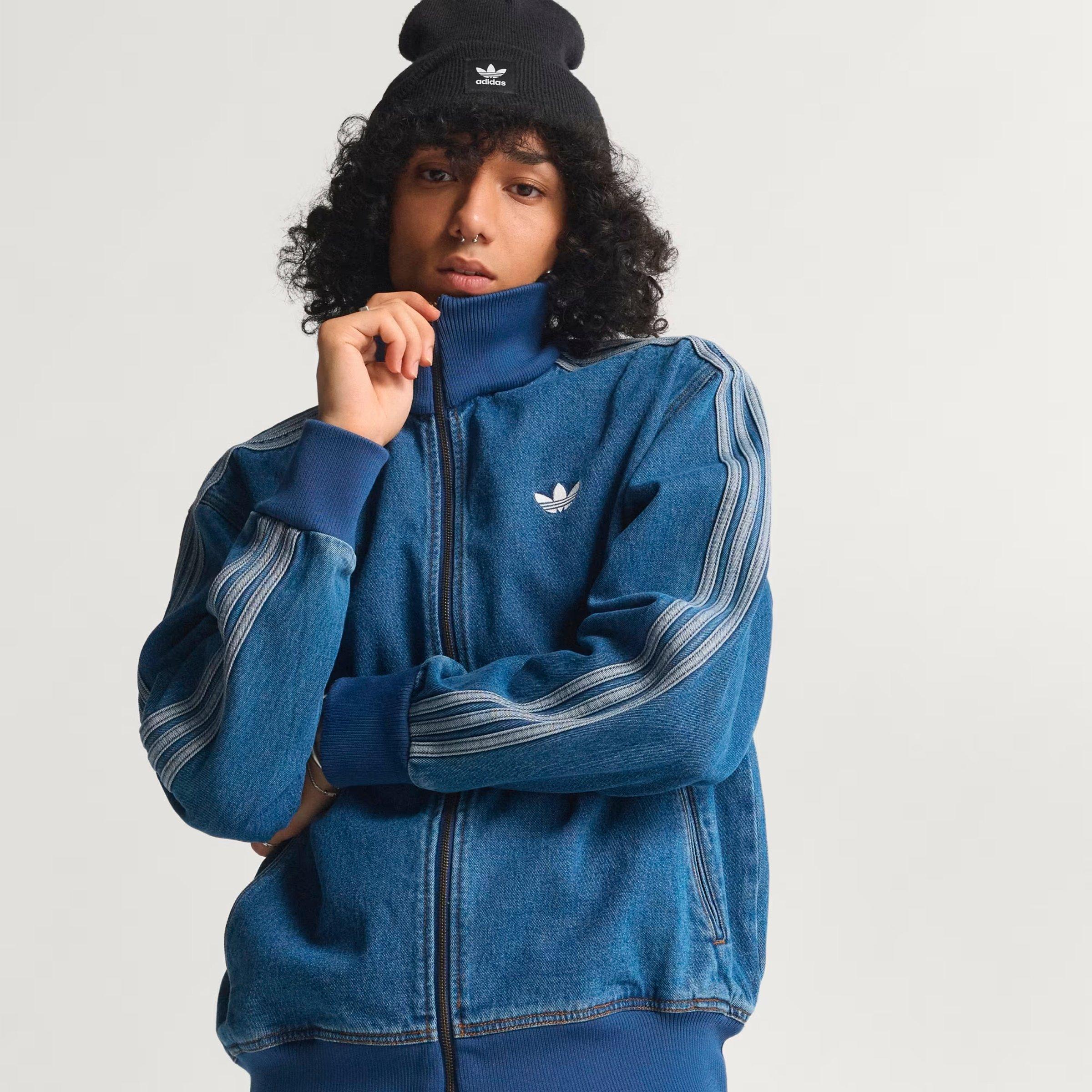 adidas Originals Men's Adicolor Denim Firebird Track Top - DENIM Thumbnail View 6