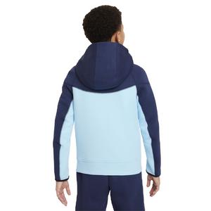 Nike Big Boys' Sportswear Full-Zip Tech Fleece Jacket - Navy/Blue