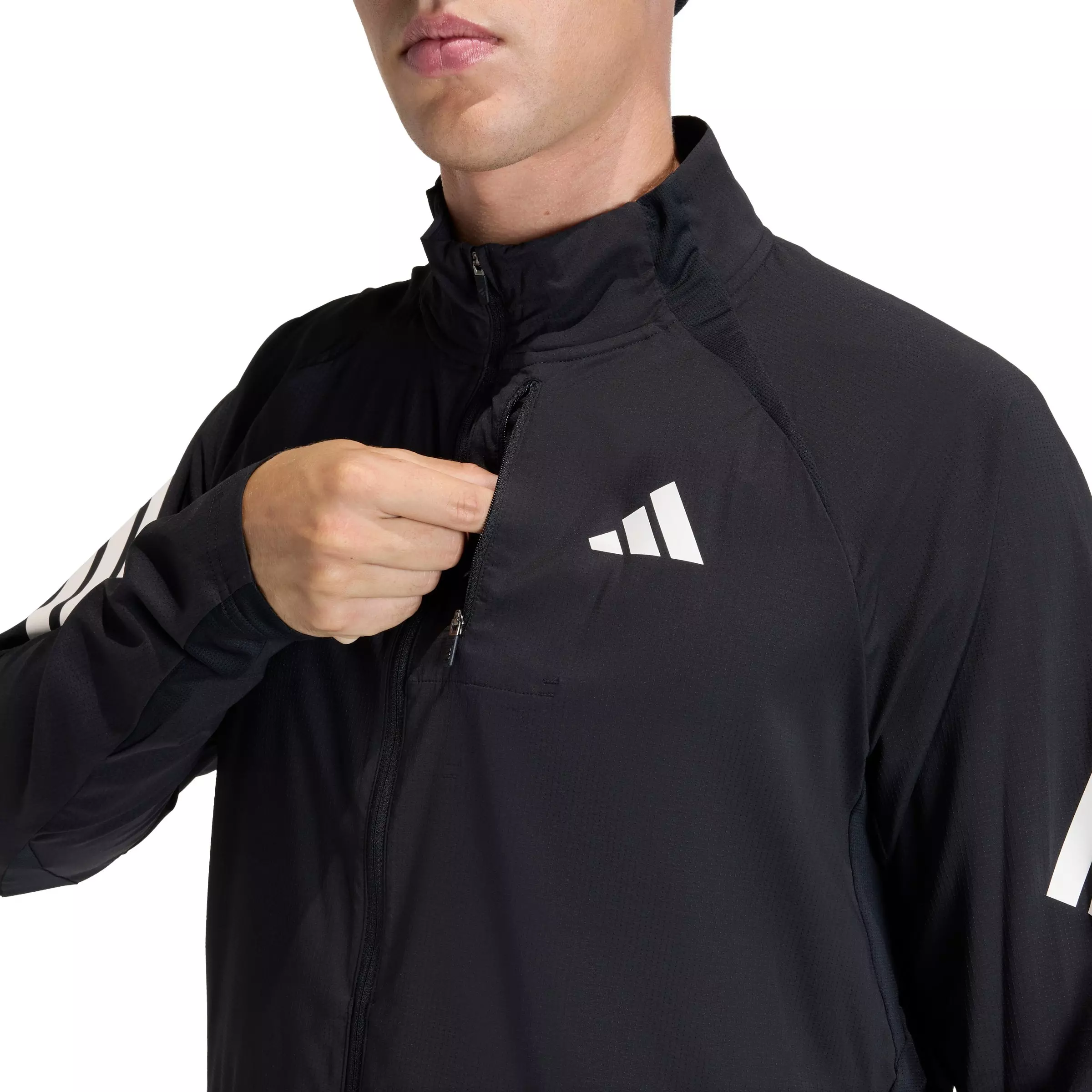 adidas Men's ADI365 Formotion Running Jacket - Black - BLACK
