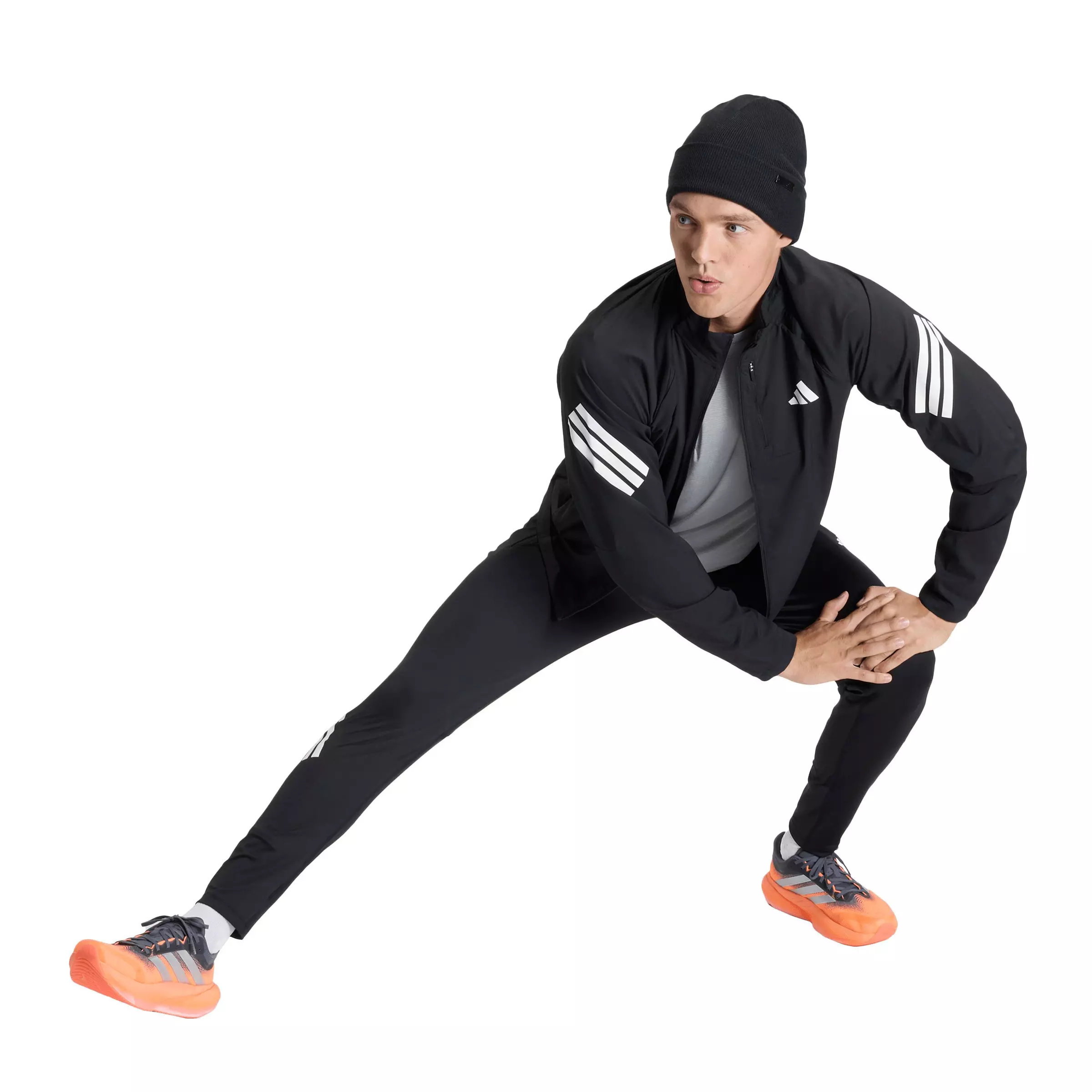 adidas Men's ADI365 Formotion Running Jacket - Black - BLACK