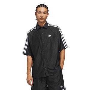 adidas Originals Men's Basketball Flame Long-Sleeve Top -Black