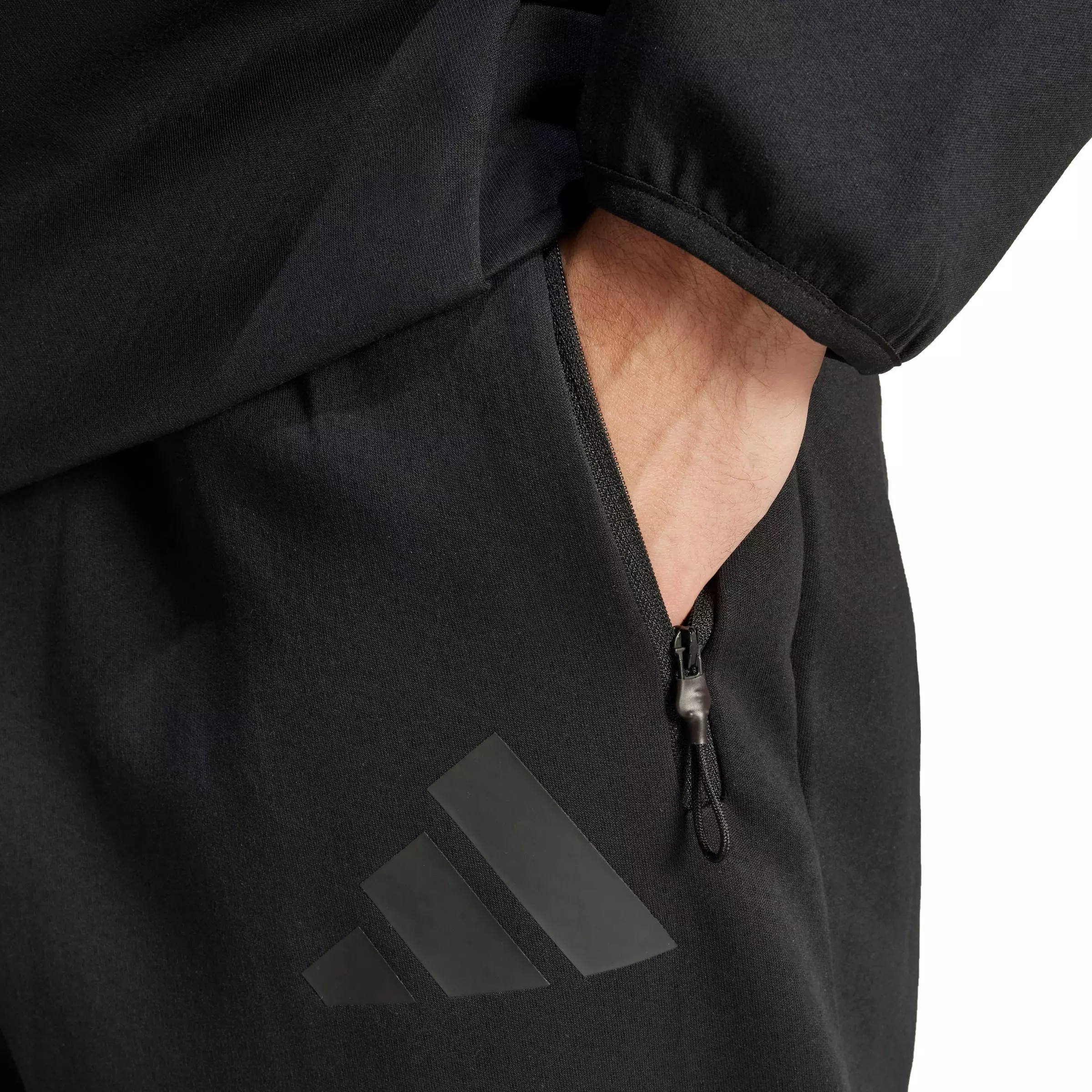 adidas Men's Z.N.E. Open-Hem Joggers - Black - BLACK
