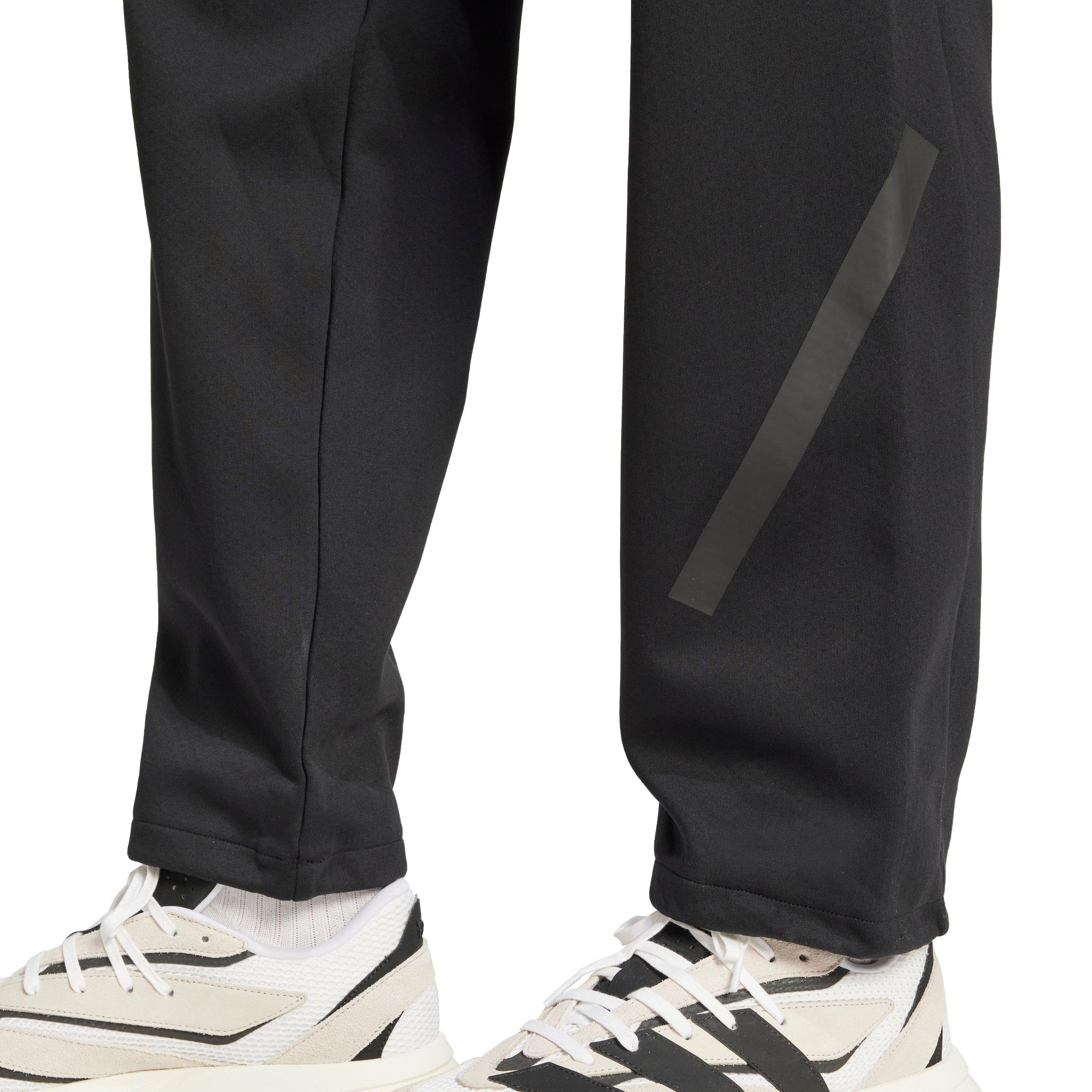 adidas Men's Z.N.E. Open-Hem Joggers - Black - BLACK Thumbnail View 4