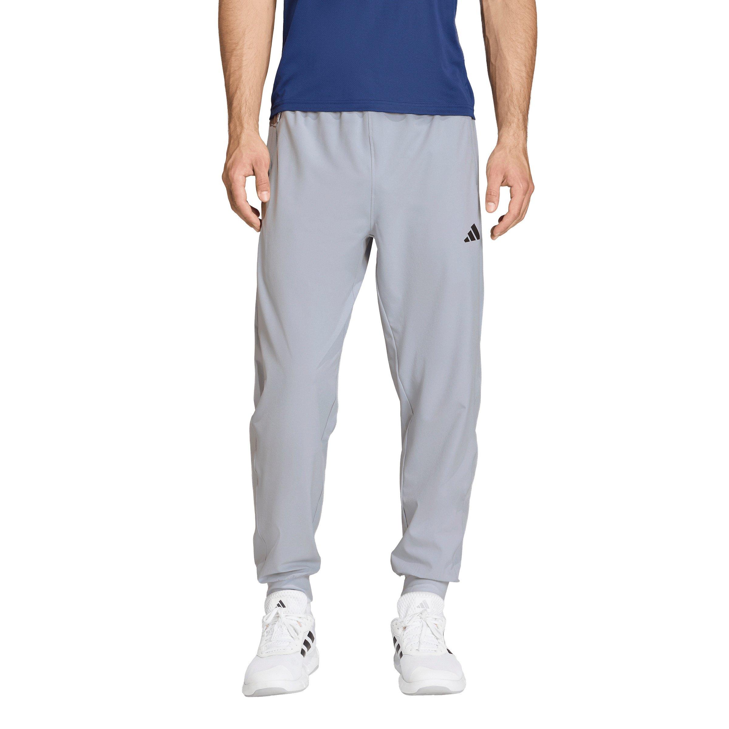 adidas Men's Workout Essentials Flex Woven Pants -Silver - SILVER Thumbnail View 1