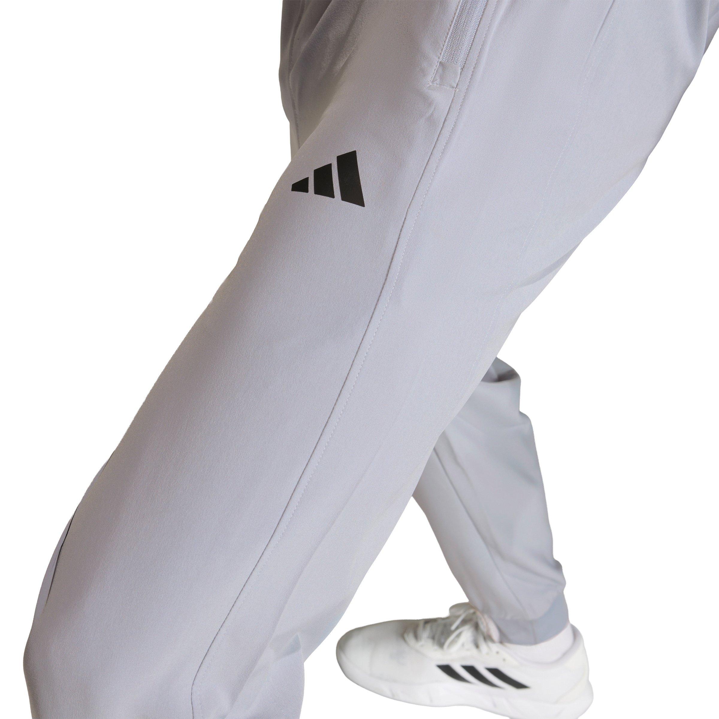 adidas Men's Workout Essentials Flex Woven Pants - Silver - SILVER Thumbnail View 3