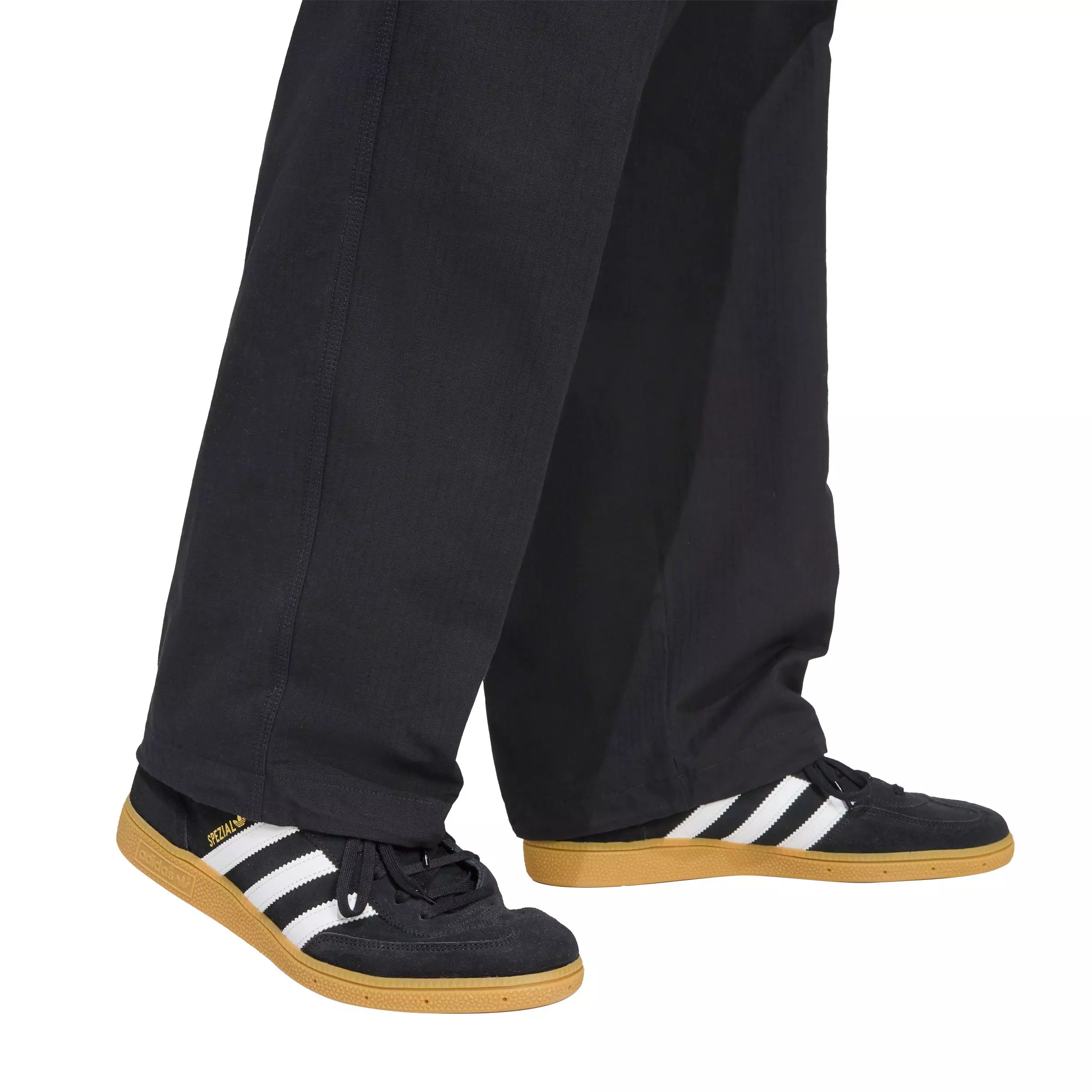 adidas Originals Men's Trefoil Essentials Woven Pants - Black/White - BLACK/WHITE