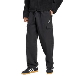 adidas Originals Men's Trefoil Essentials Woven Pants -Black/White