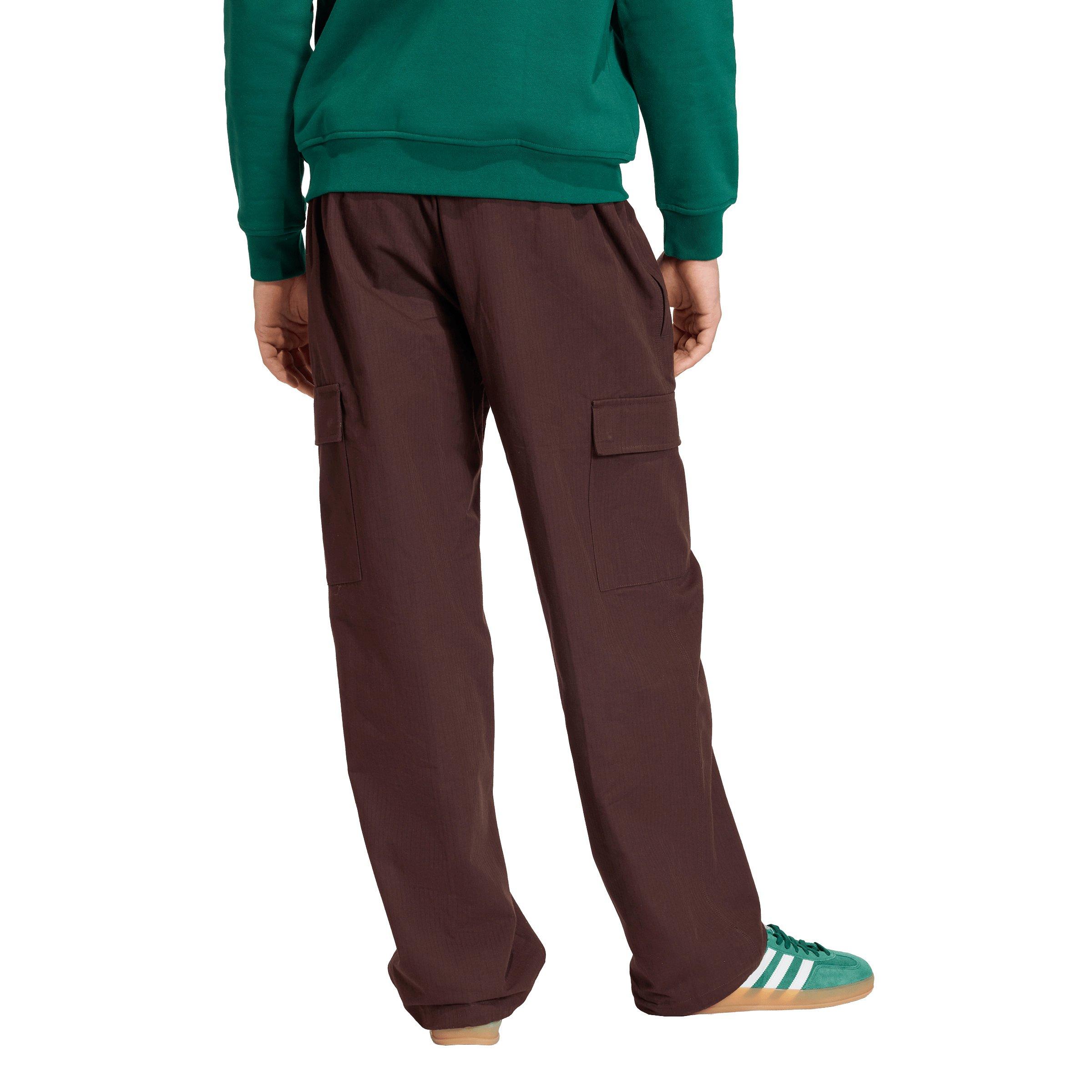 adidas Originals Men's Trefoil Essentials Woven Pants -Coffee - COFFEE Thumbnail View 2