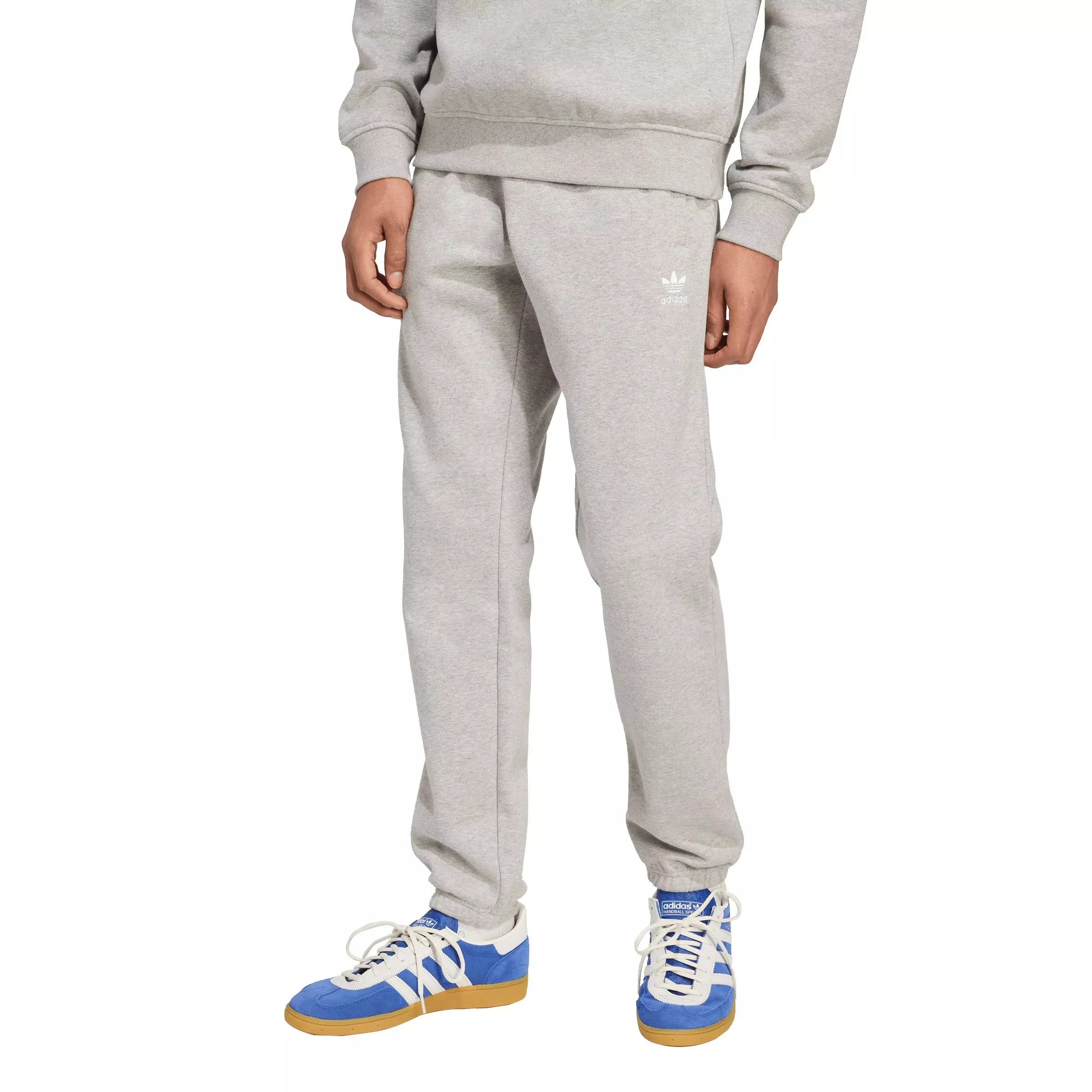 adidas Originals Men's Trefoil Essentials Pants - Grey - GREY