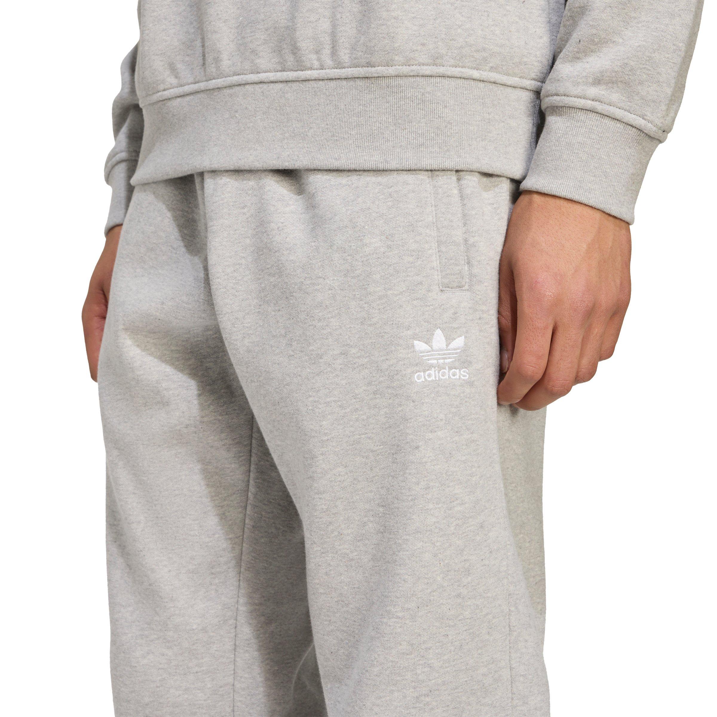 adidas Originals Men's Trefoil Essentials Pants -Grey - GREY Thumbnail View 3
