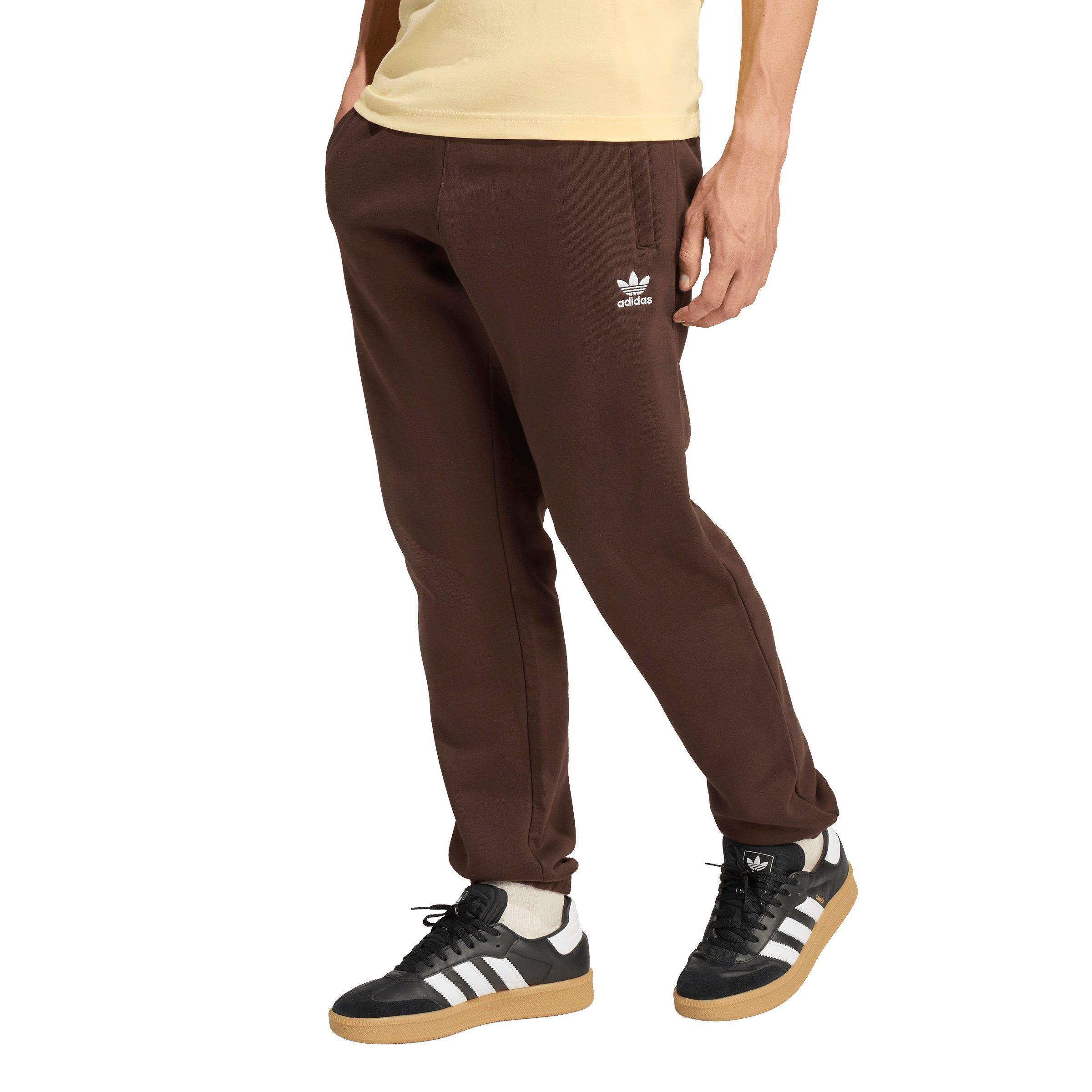 adidas Originals Men's Trefoil Essentials Pants - Coffee - COFFEE Thumbnail View 1