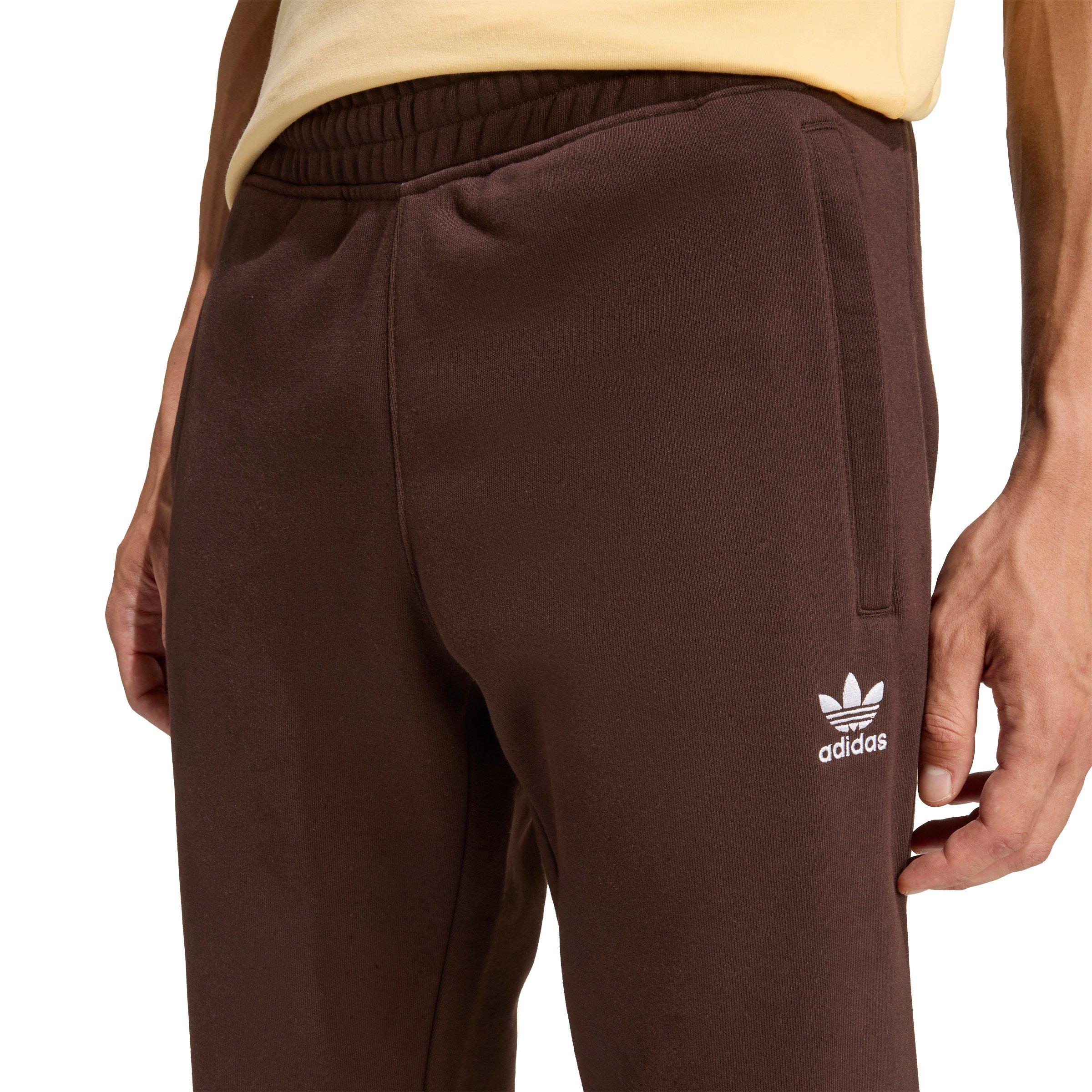 adidas Originals Men's Trefoil Essentials Pants - Coffee - COFFEE Thumbnail View 4