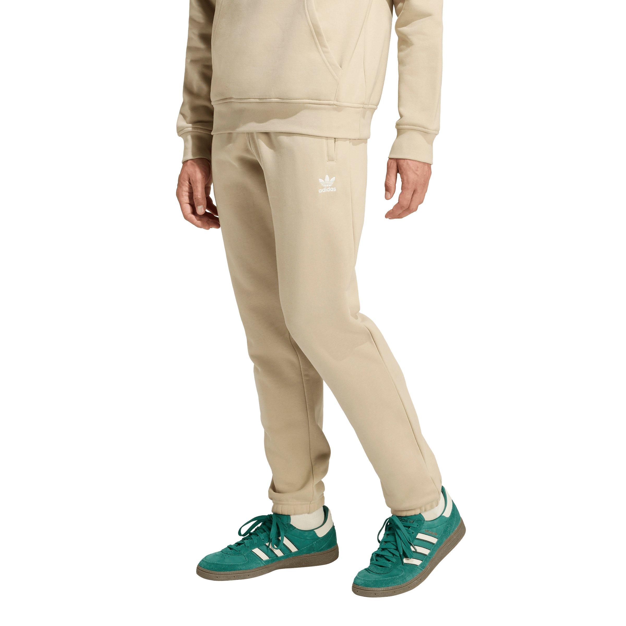 adidas Originals Men's Trefoil Essentials Pants -Khaki - KHAKI Thumbnail View 1