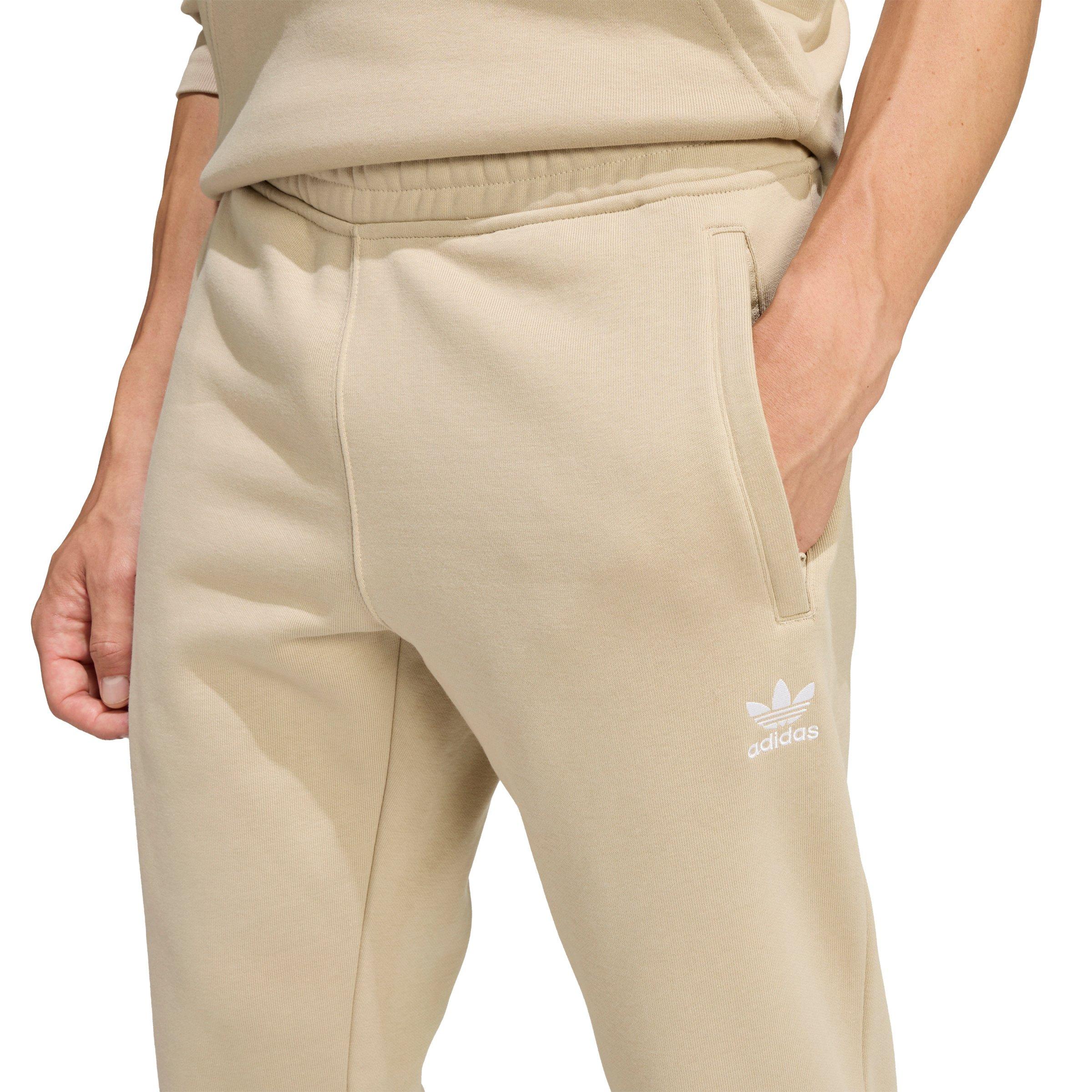 adidas Originals Men's Trefoil Essentials Pants -Khaki - KHAKI Thumbnail View 3